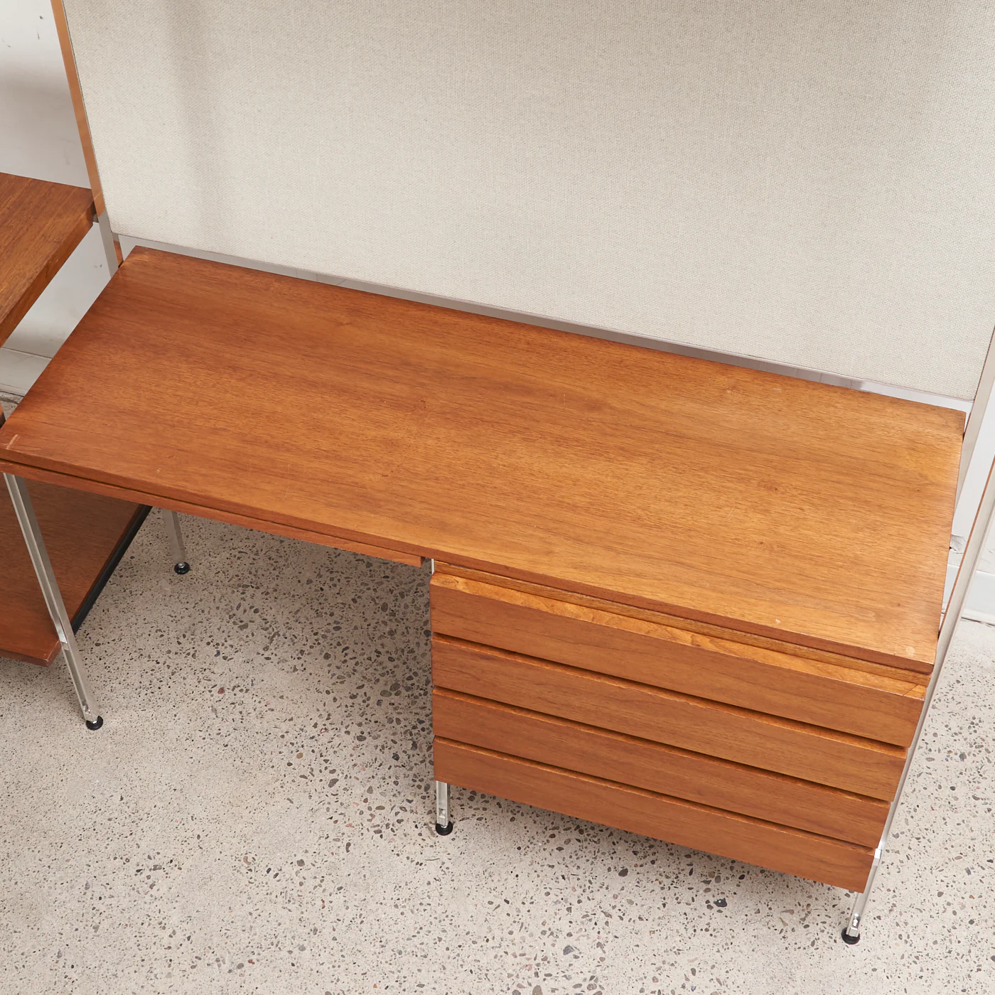 Modular Walnut Desk & Wall Unit by Hugh Acton - Image 8