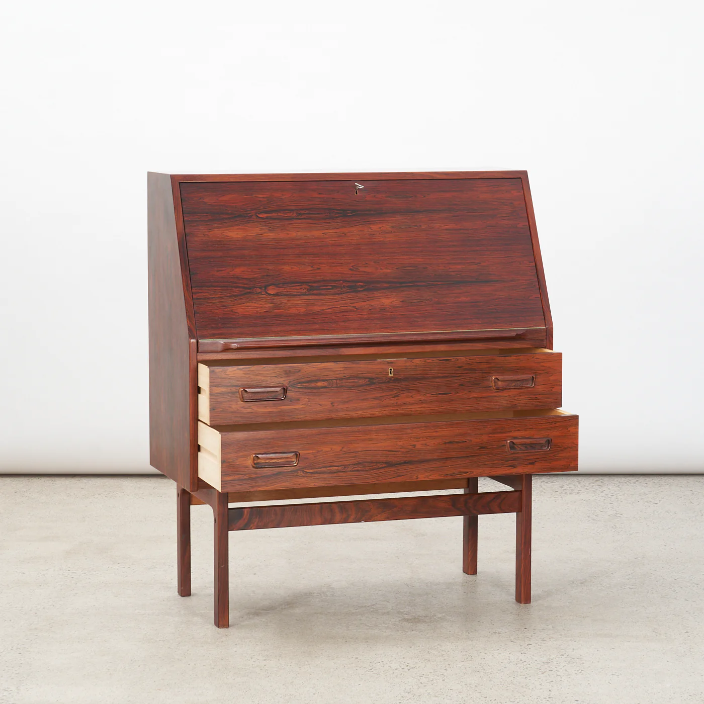 'Nr. 68' Rosewood Secretary by Arne Wahl Iversen for Vinde Møbelfabrik, Denmark - Image 3