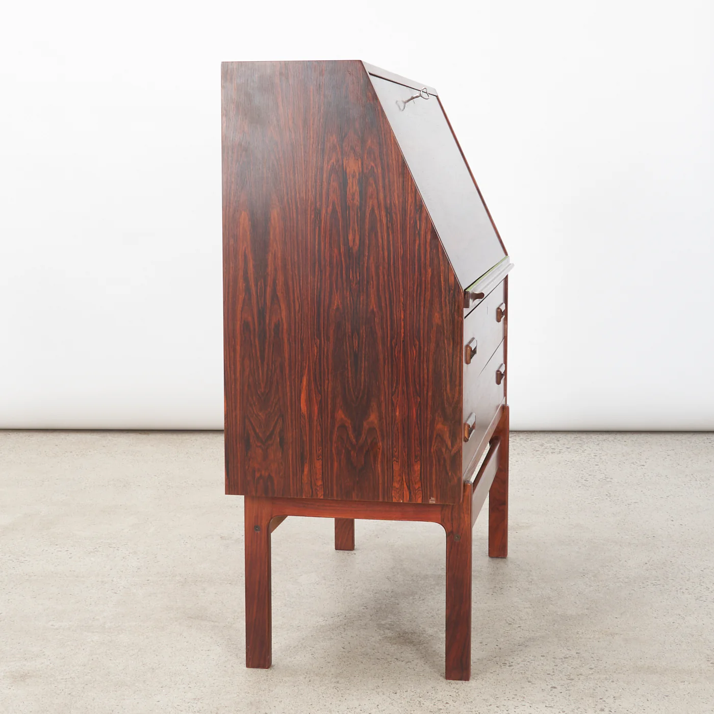 'Nr. 68' Rosewood Secretary by Arne Wahl Iversen for Vinde Møbelfabrik, Denmark - Image 4