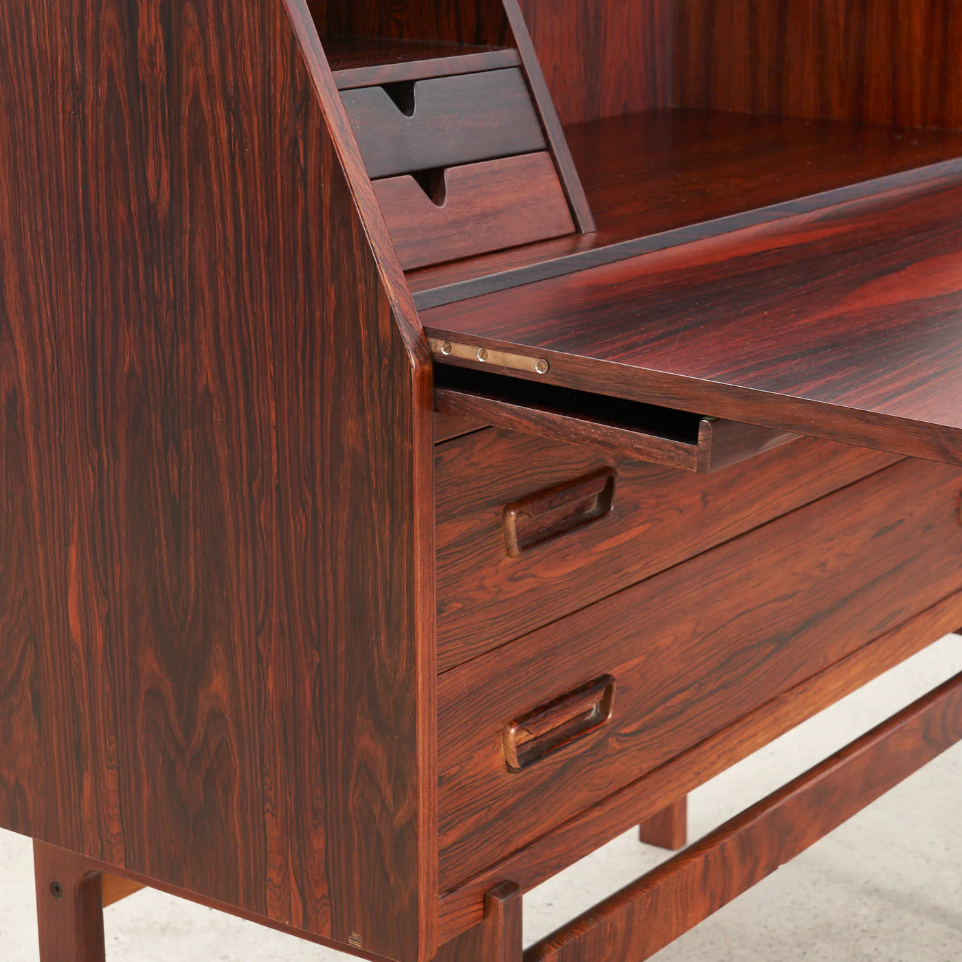 'Nr. 68' Rosewood Secretary by Arne Wahl Iversen for Vinde Møbelfabrik, Denmark - Image 8