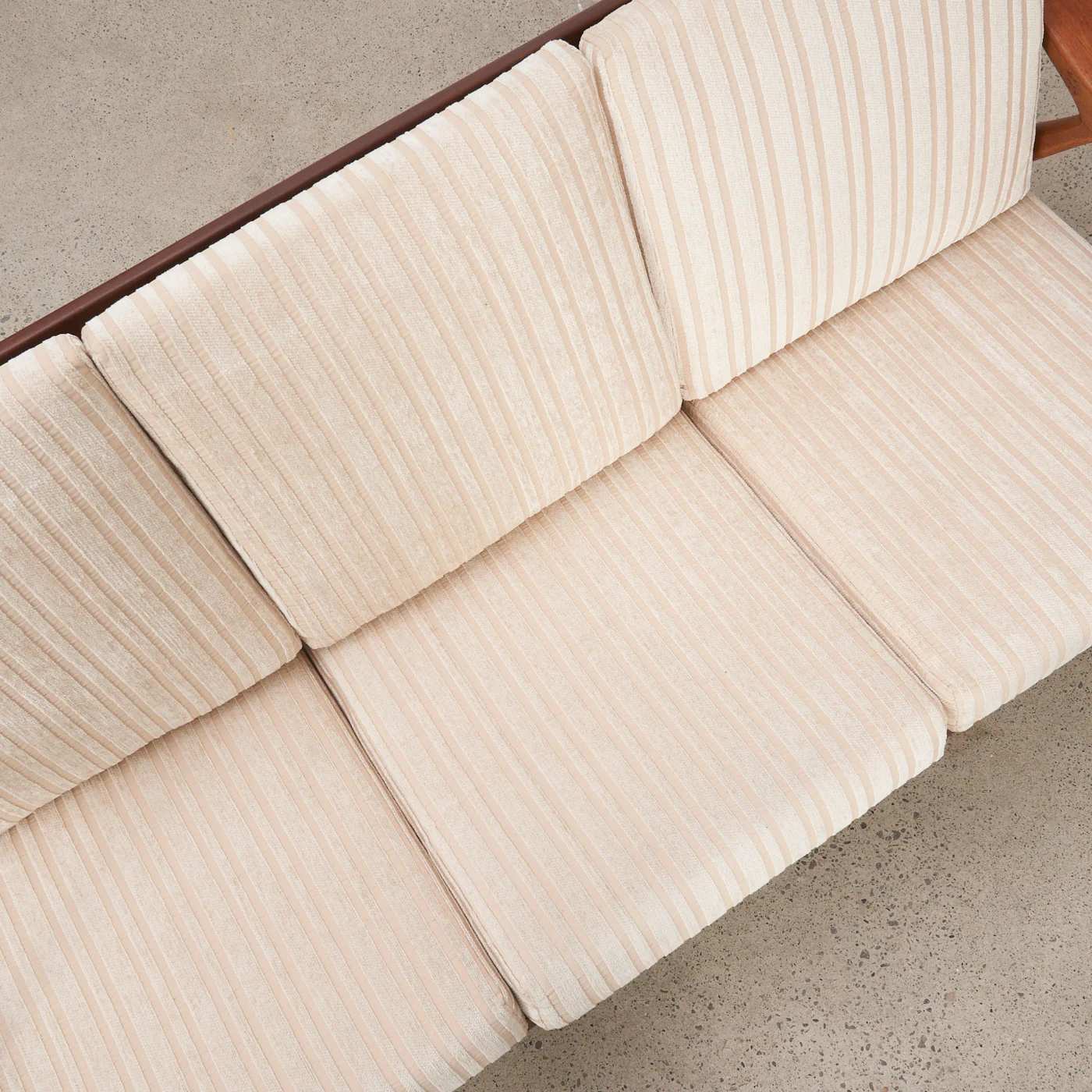 Oak & Teak 3 Seater Sofa by Arne Hovmand-Olsen for Komfort, Denmark - Image 7