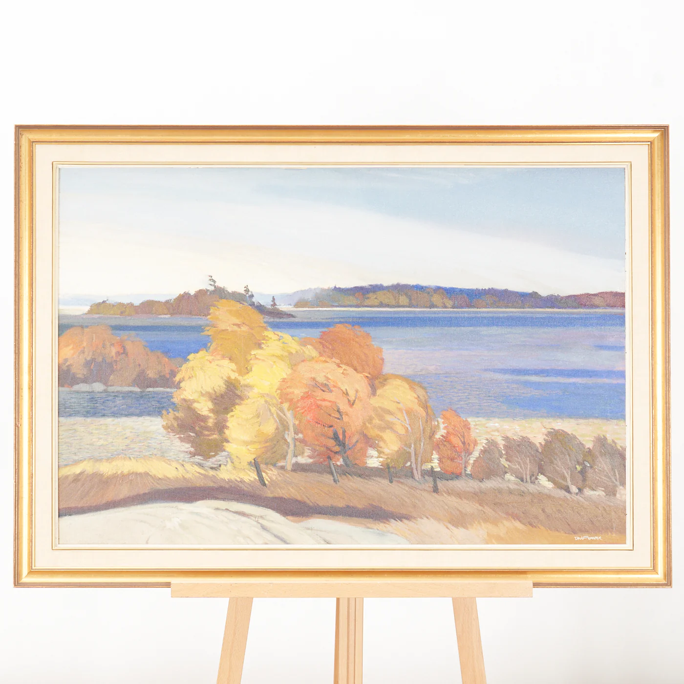 Oil on Board Painting by Dick Ferrier