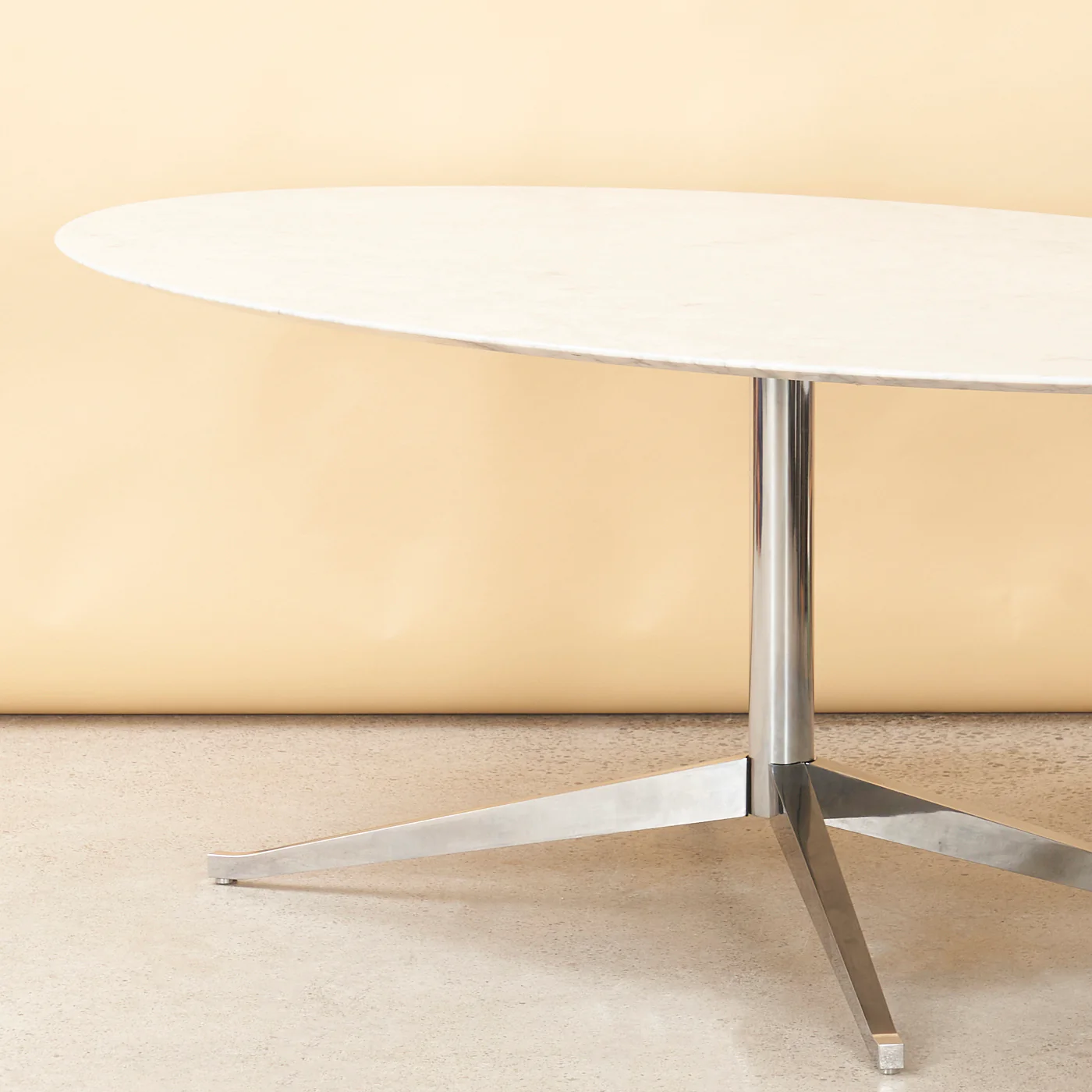 Oval Florence Knoll Table in Marble - Image 13