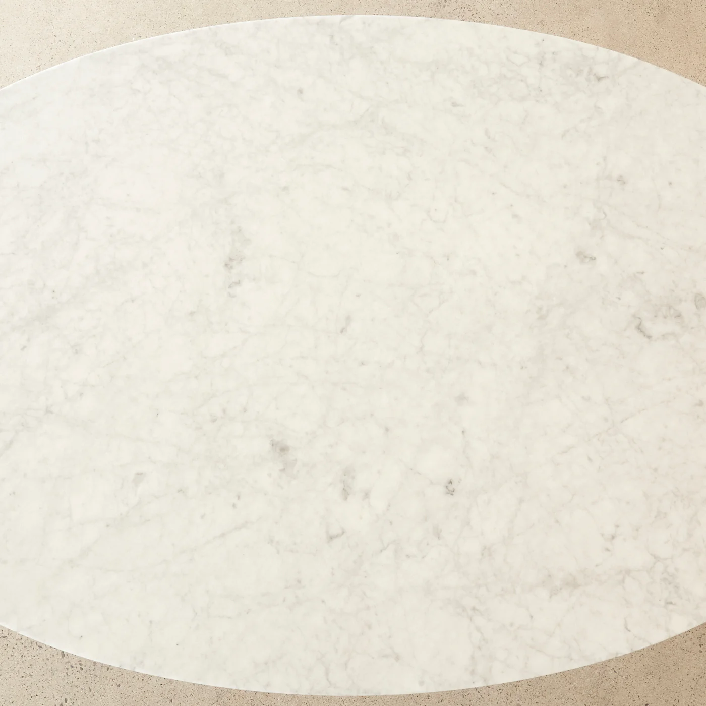Oval Florence Knoll Table in Marble - Image 5