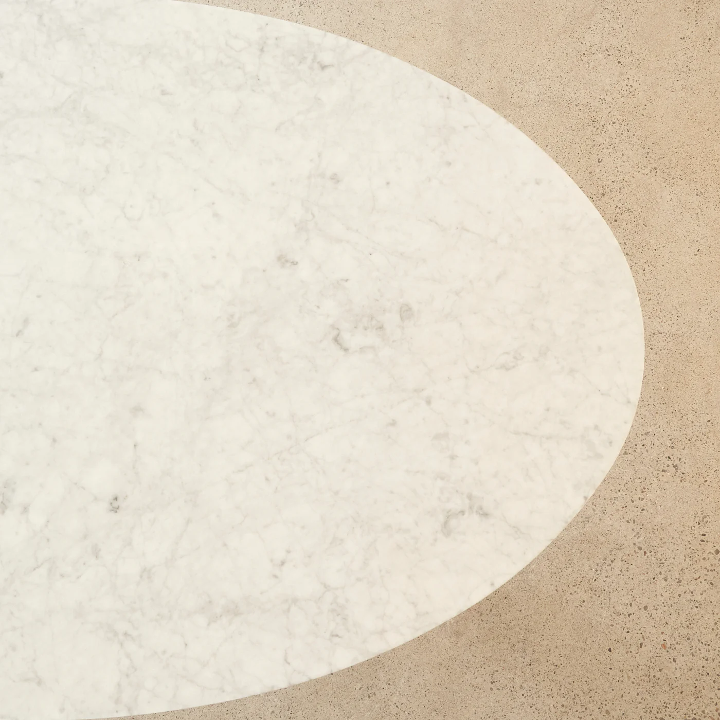 Oval Florence Knoll Table in Marble - Image 6