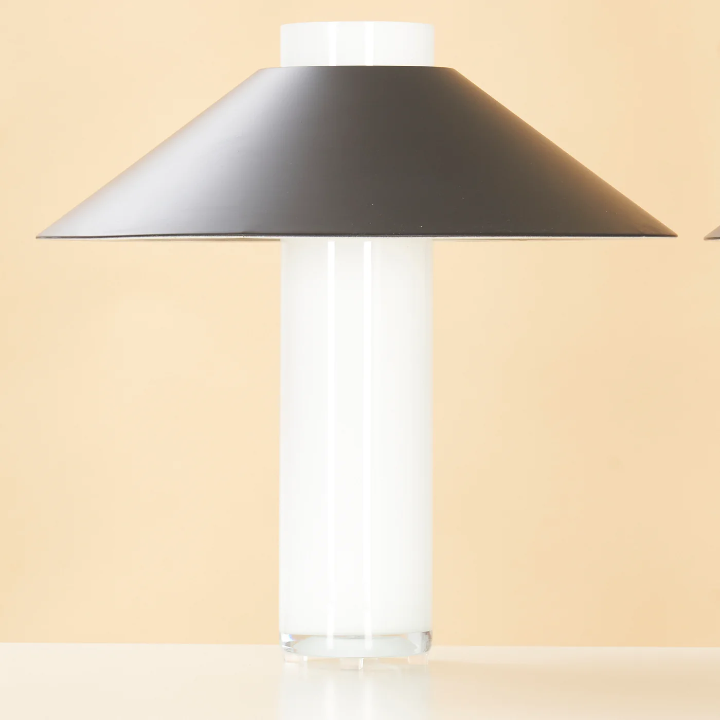 Pair of A-858 Table Lamps by Glashütte, Germany - Image 4