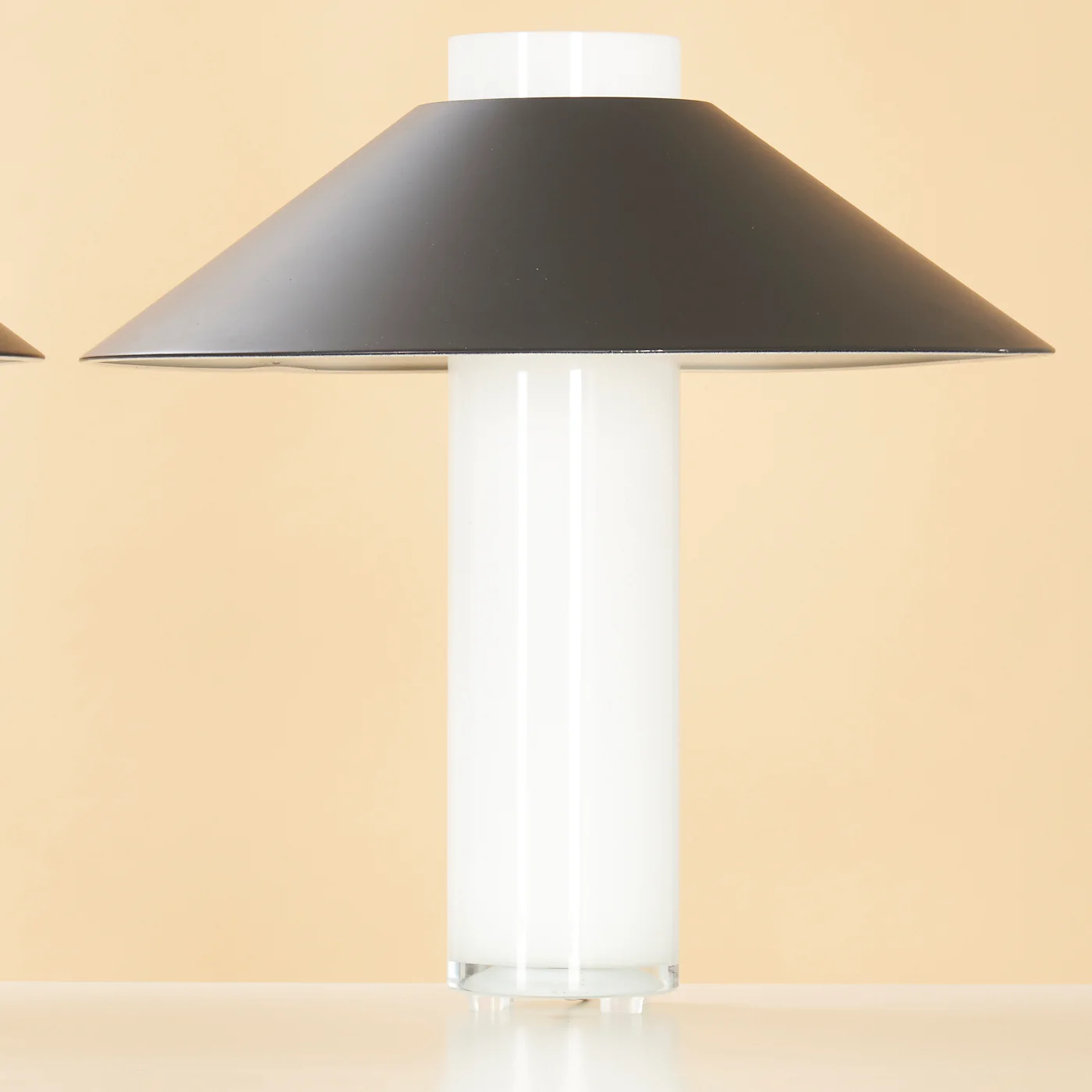 Pair of A-858 Table Lamps by Glashütte, Germany - Image 6