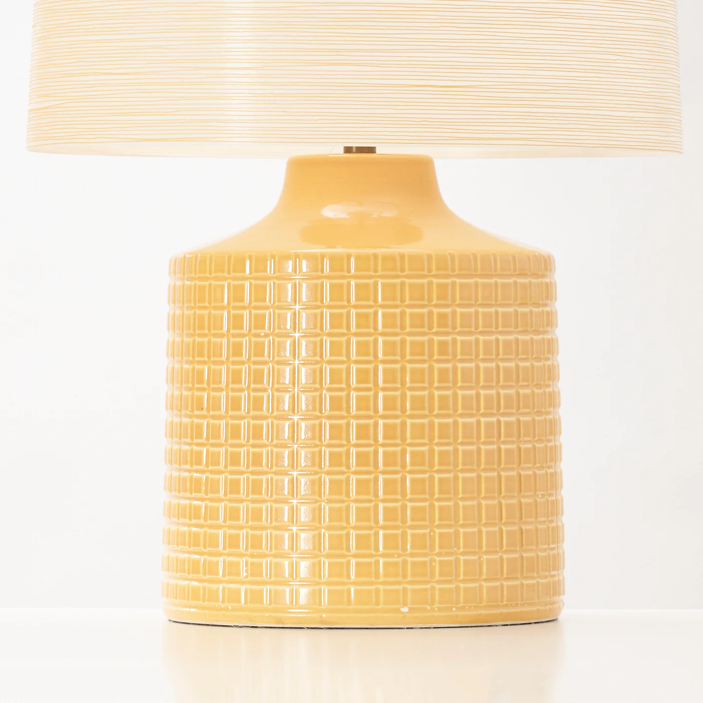 Pair of Large Yellow Lotte Lamps - Image 6