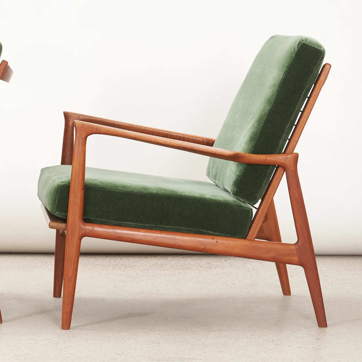 Pair of Teak Lounge Chairs by Ib Kofod-Larson for Selig, Denmark - Image 8