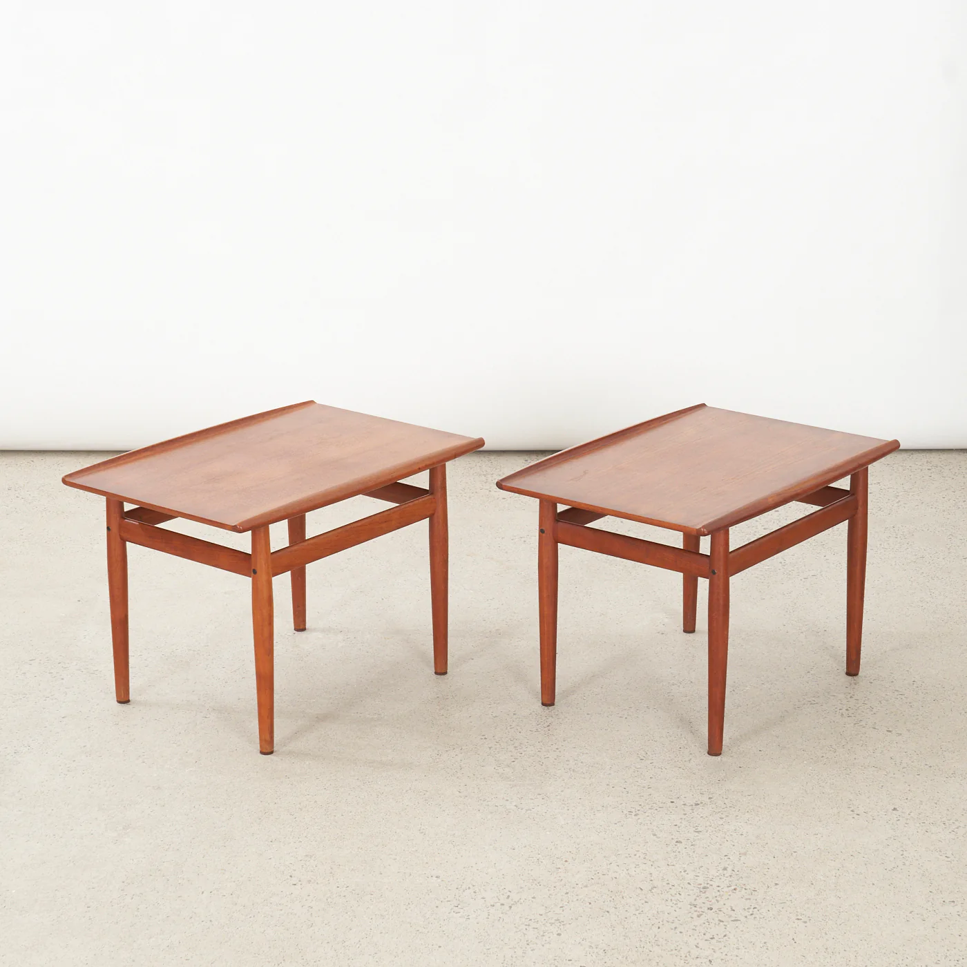 Pair of Teak Side Tables by Svend Åage Eriksen for Glostrup, Denmark - Image 2