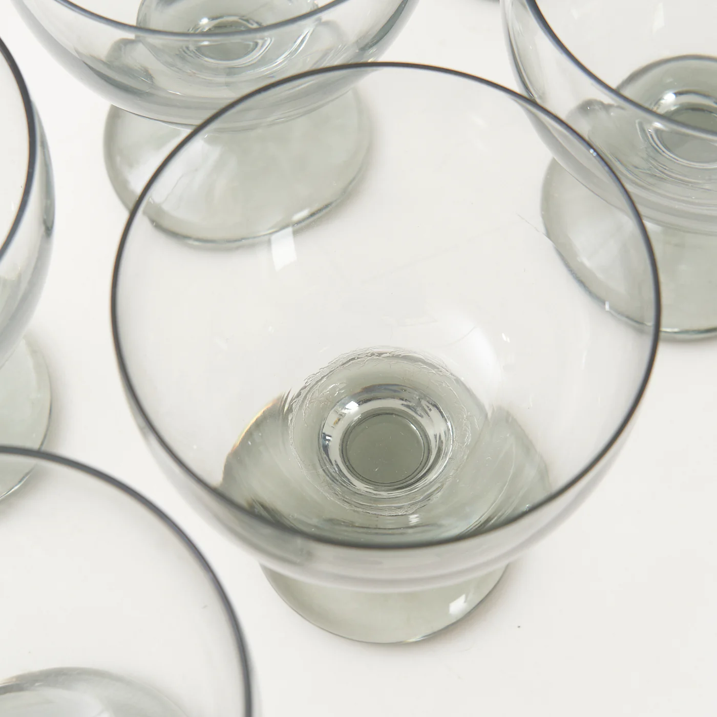 ‘Ramona’ Smoked Glass Carafe & Wine Glasses by Per Lütken for Holmegaard, Denmark - Image 8