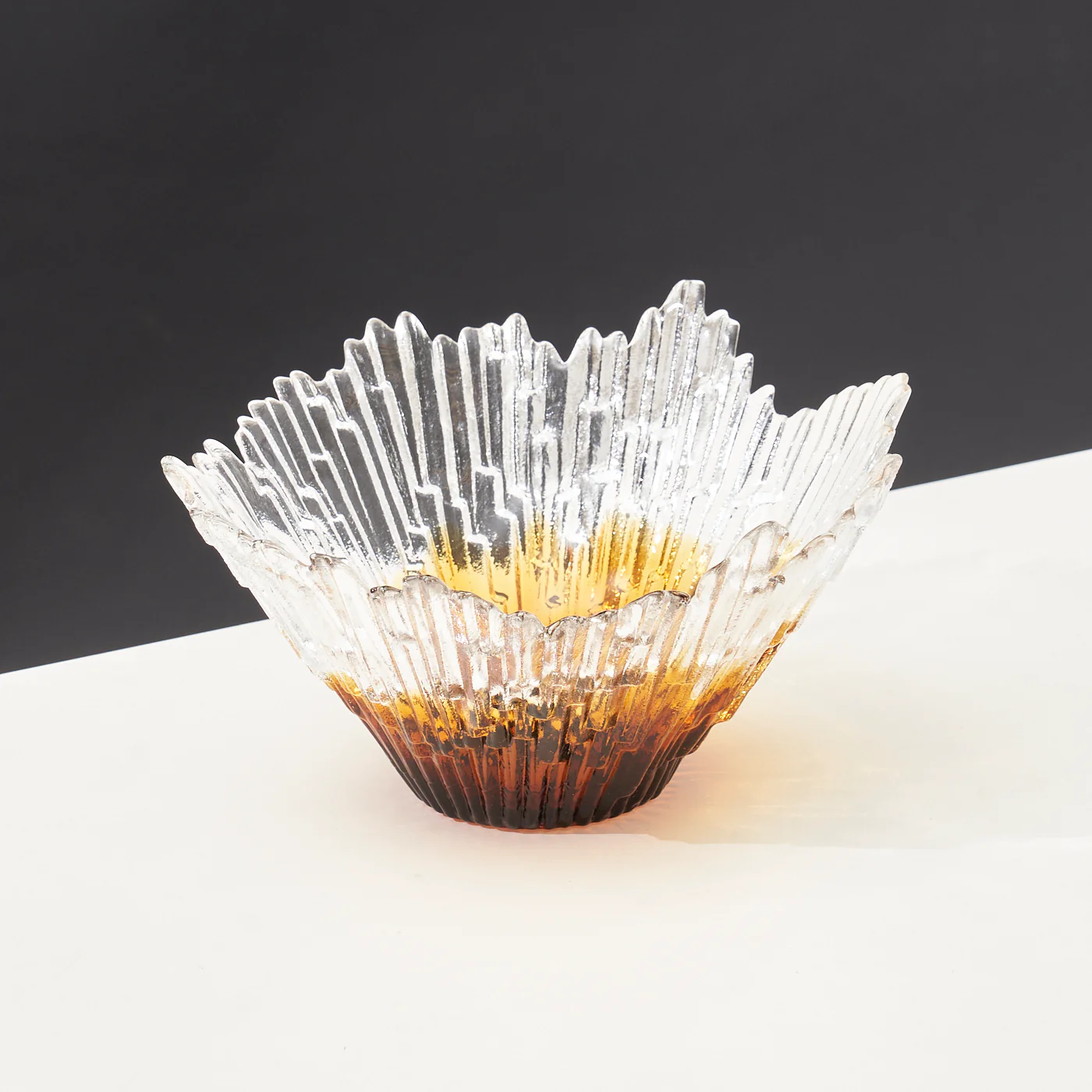 'Revontulet' Series Glass Bowl by Tauno Wirkkala for Humppila, Finland - Image 2