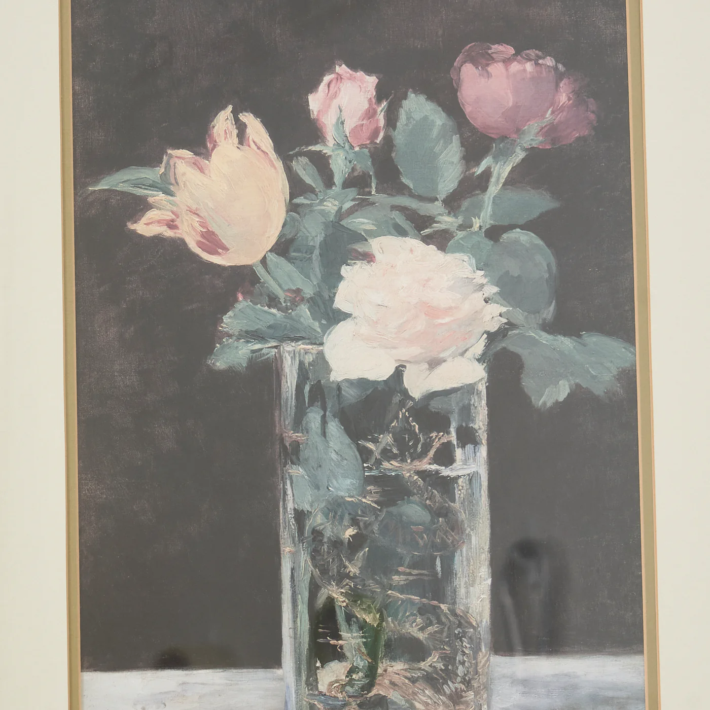 'Roses With Tulips in a Dragon Vase' Print By Edouard Manet - Image 2