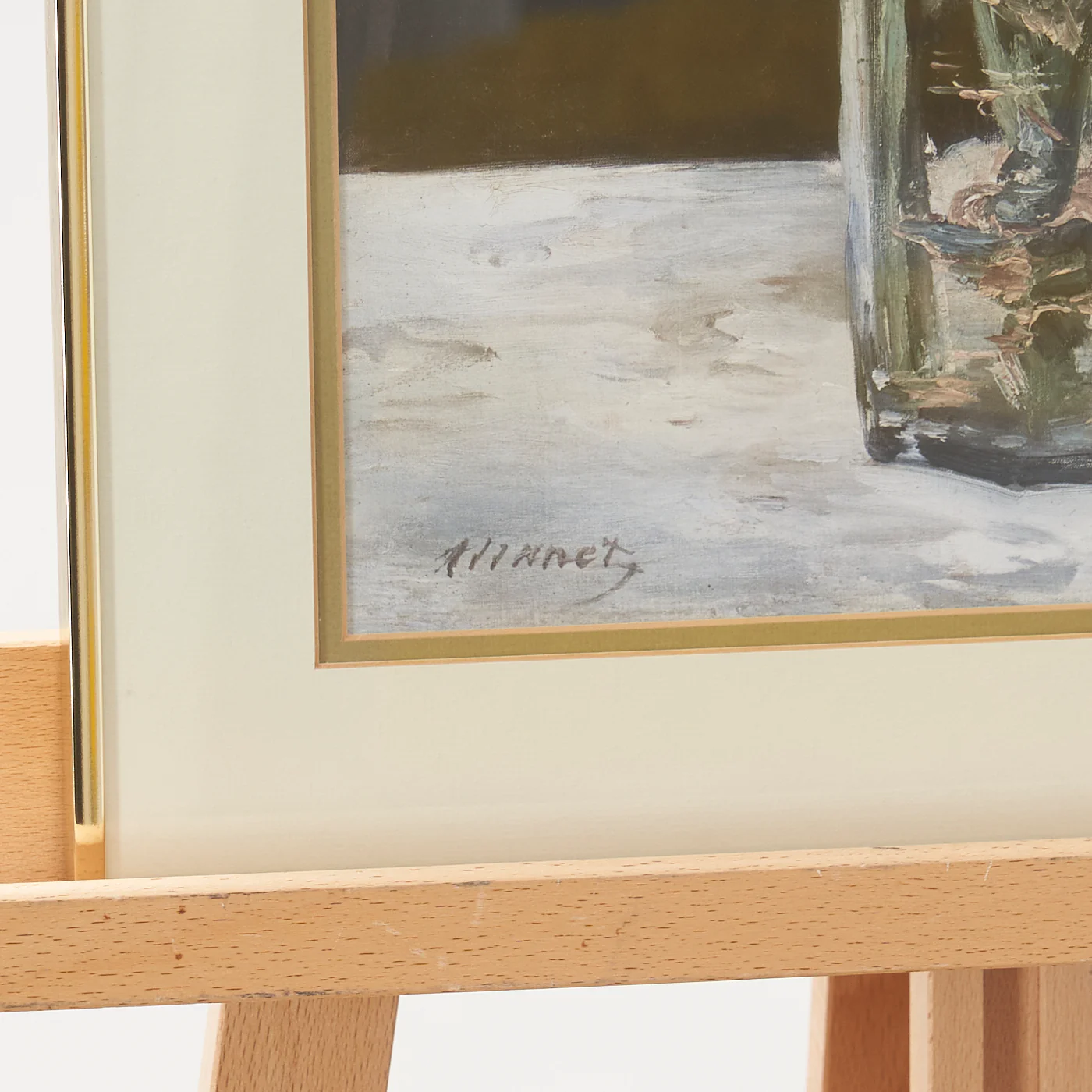 'Roses With Tulips in a Dragon Vase' Print By Edouard Manet - Image 4