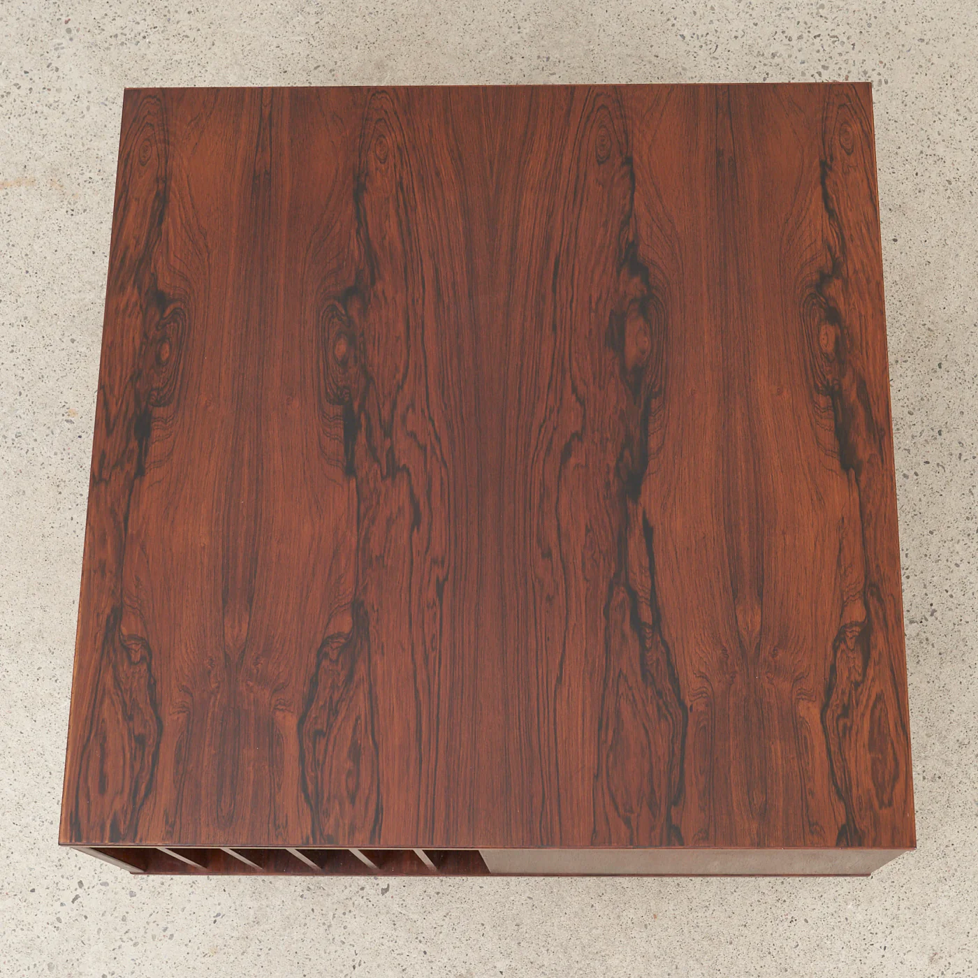 Rosewood 'Cubus' Rolling Coffee Table by Peter Løvig Nielsen, Denmark - Image 4