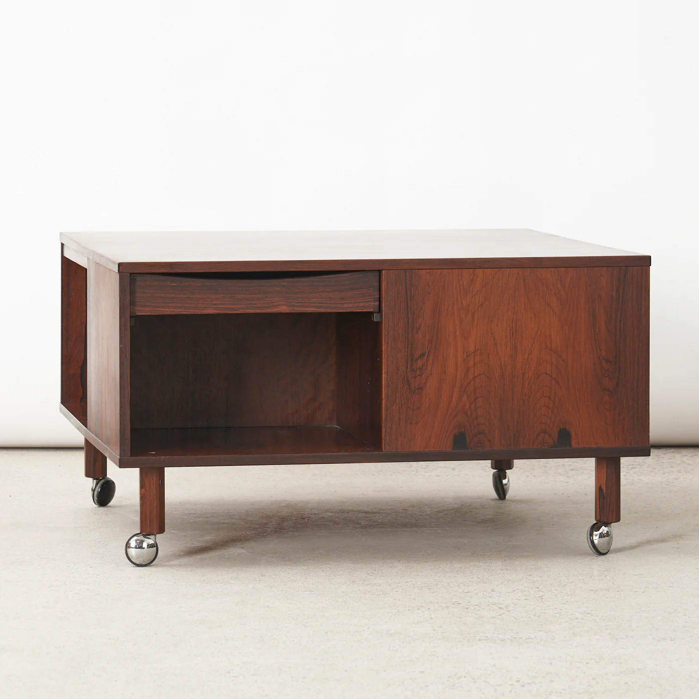 Rosewood 'Cubus' Rolling Coffee Table by Peter Løvig Nielsen, Denmark - Image 5