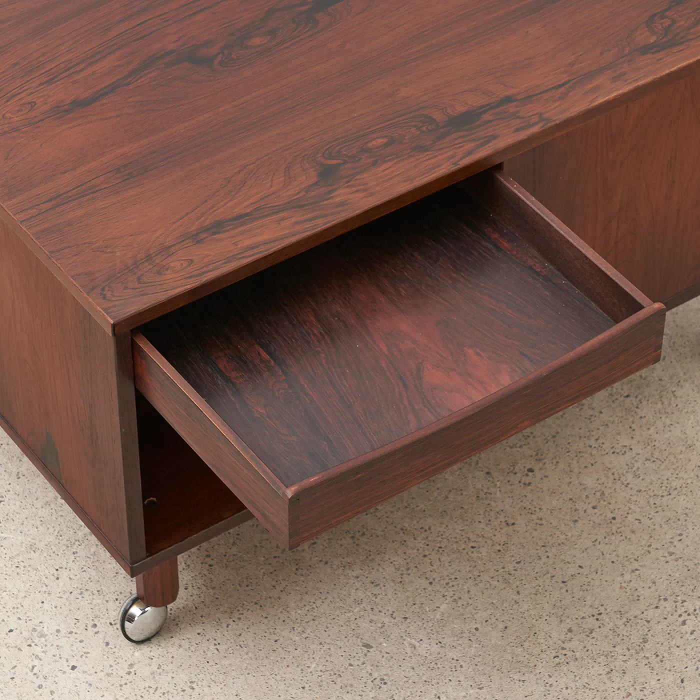 Rosewood 'Cubus' Rolling Coffee Table by Peter Løvig Nielsen, Denmark - Image 8