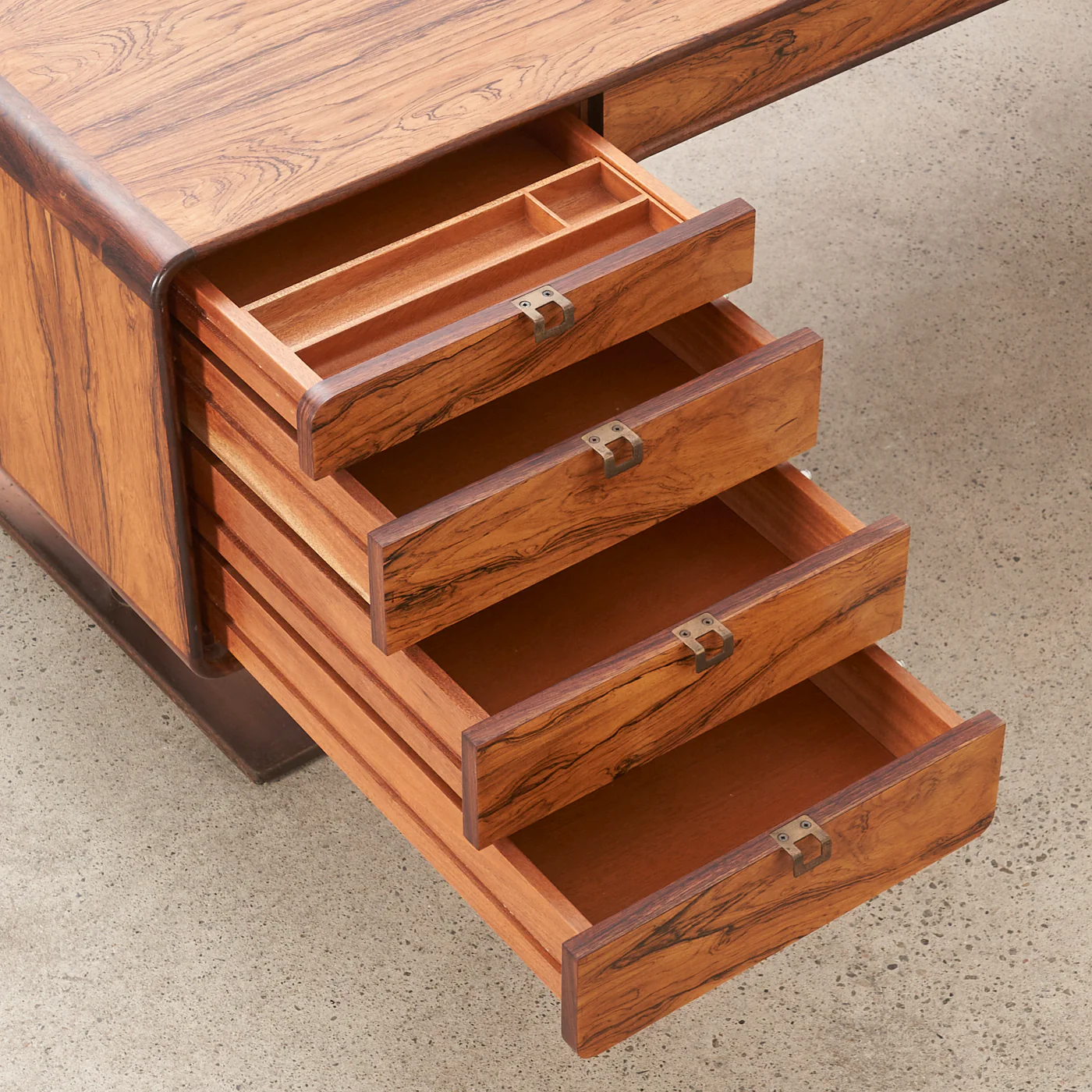 Rosewood Executive Desk by Leif Jacobsen - Image 14