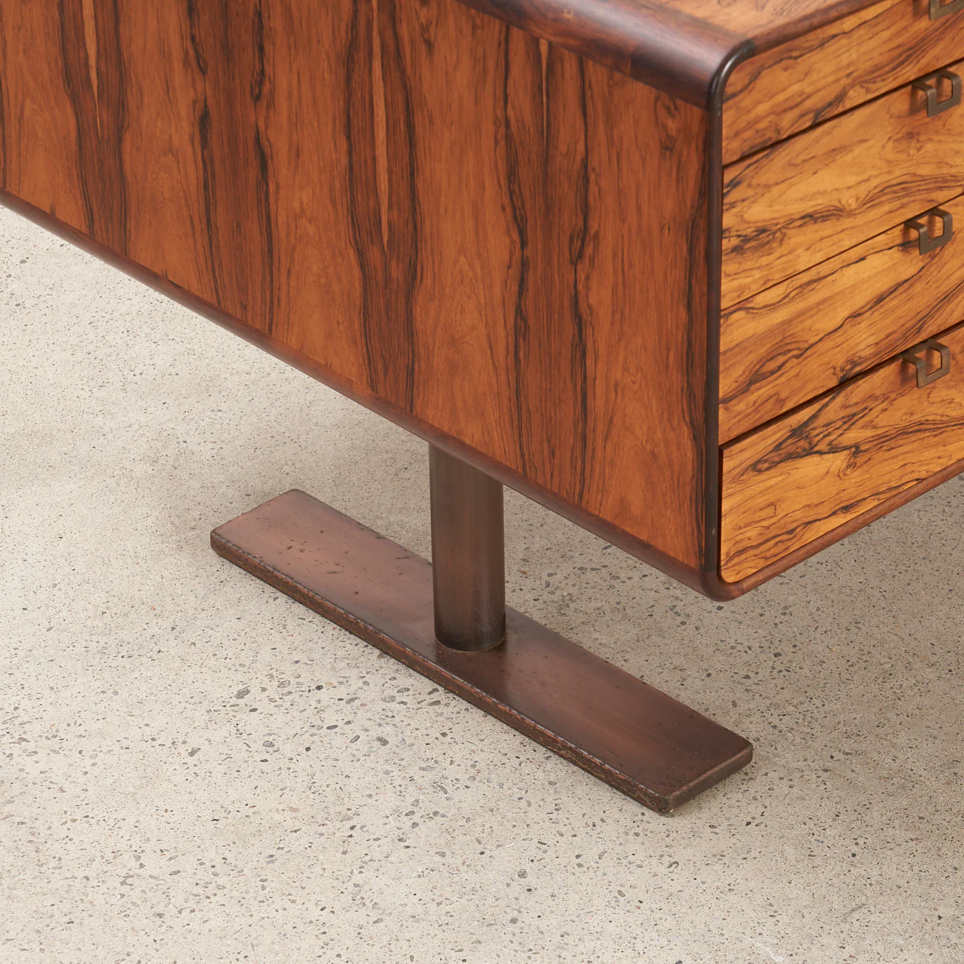 Rosewood Executive Desk by Leif Jacobsen - Image 5