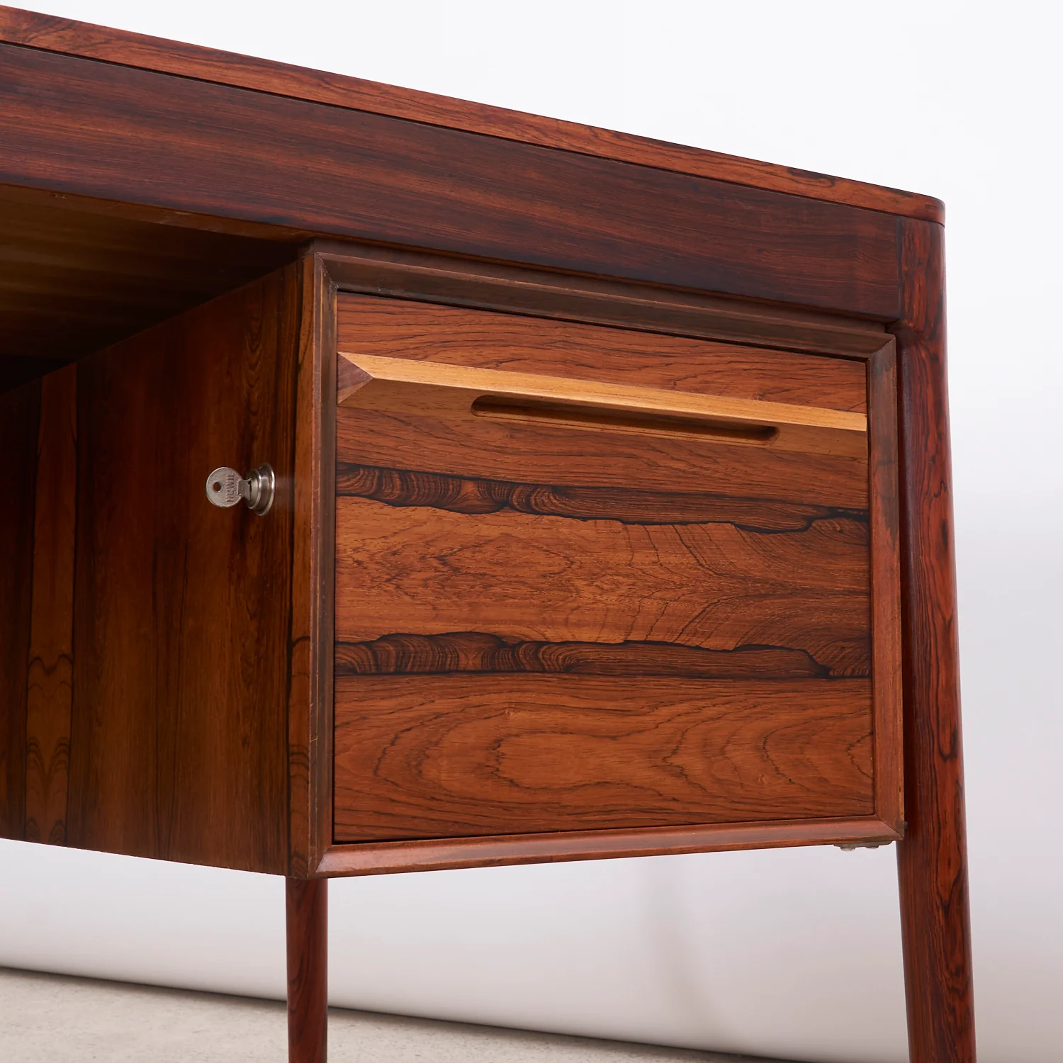 Rosewood Executive Desk by Torbjørn Afdal for Bruksbo, Norway - Image 10