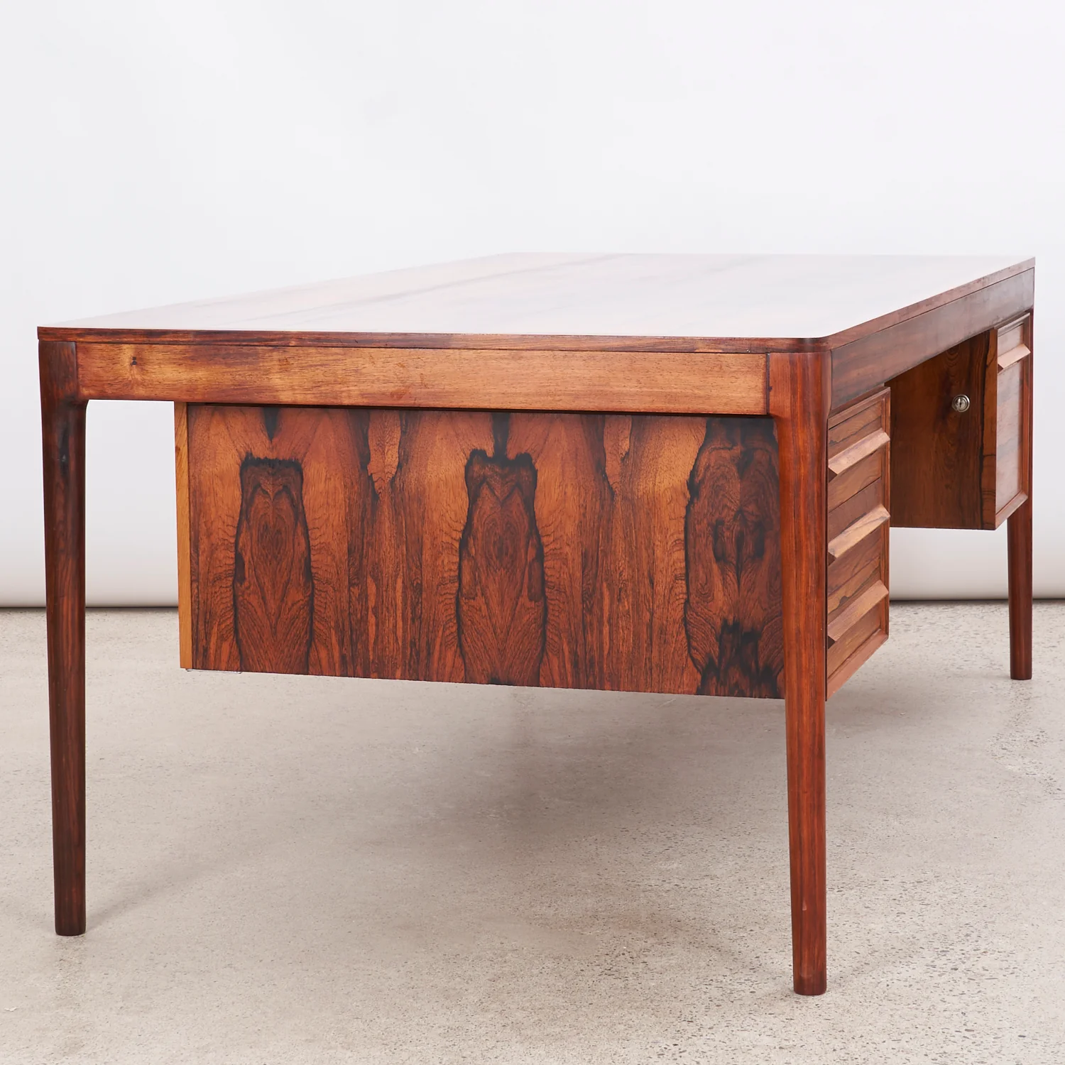 Rosewood Executive Desk by Torbjørn Afdal for Bruksbo, Norway - Image 3