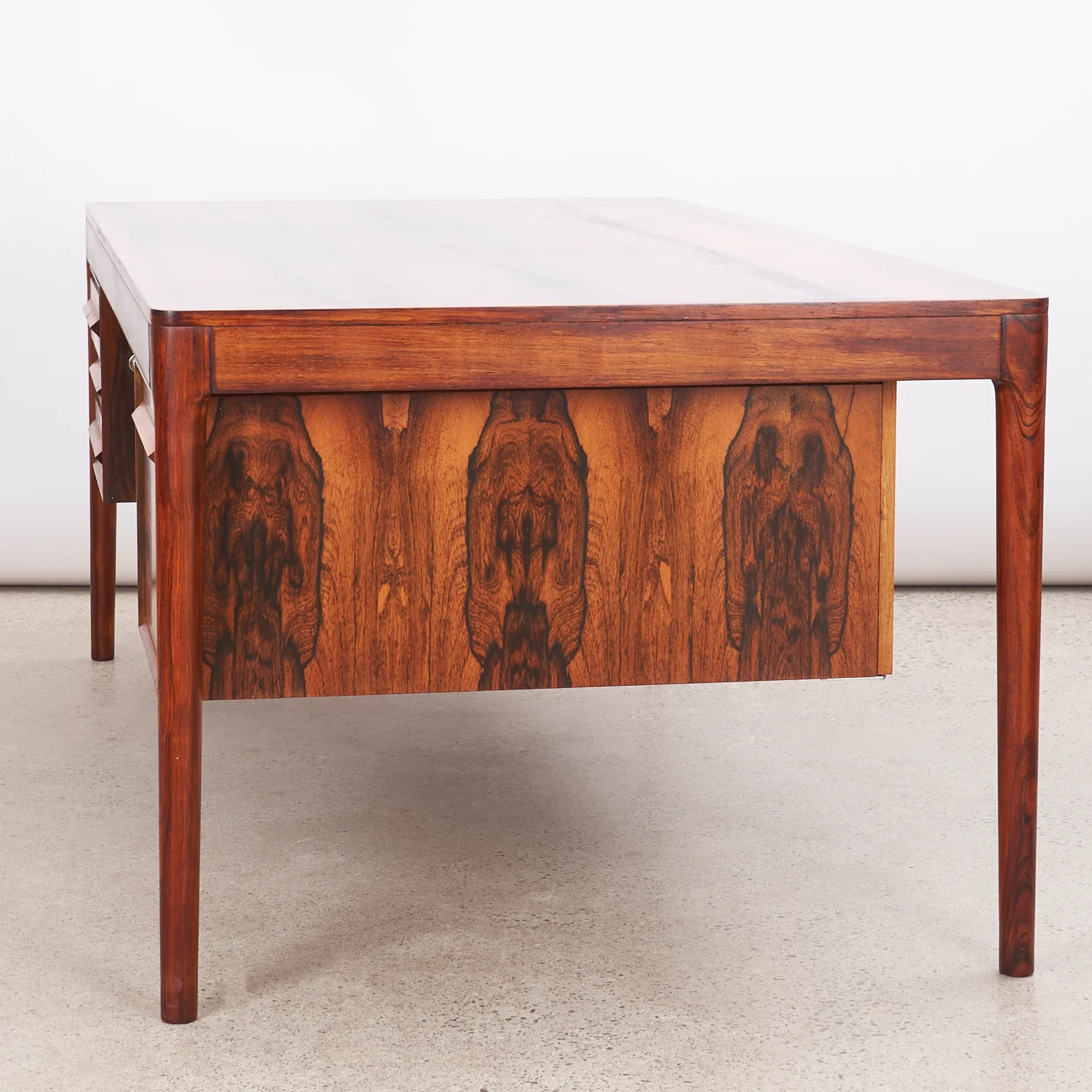 Rosewood Executive Desk by Torbjørn Afdal for Bruksbo, Norway - Image 7