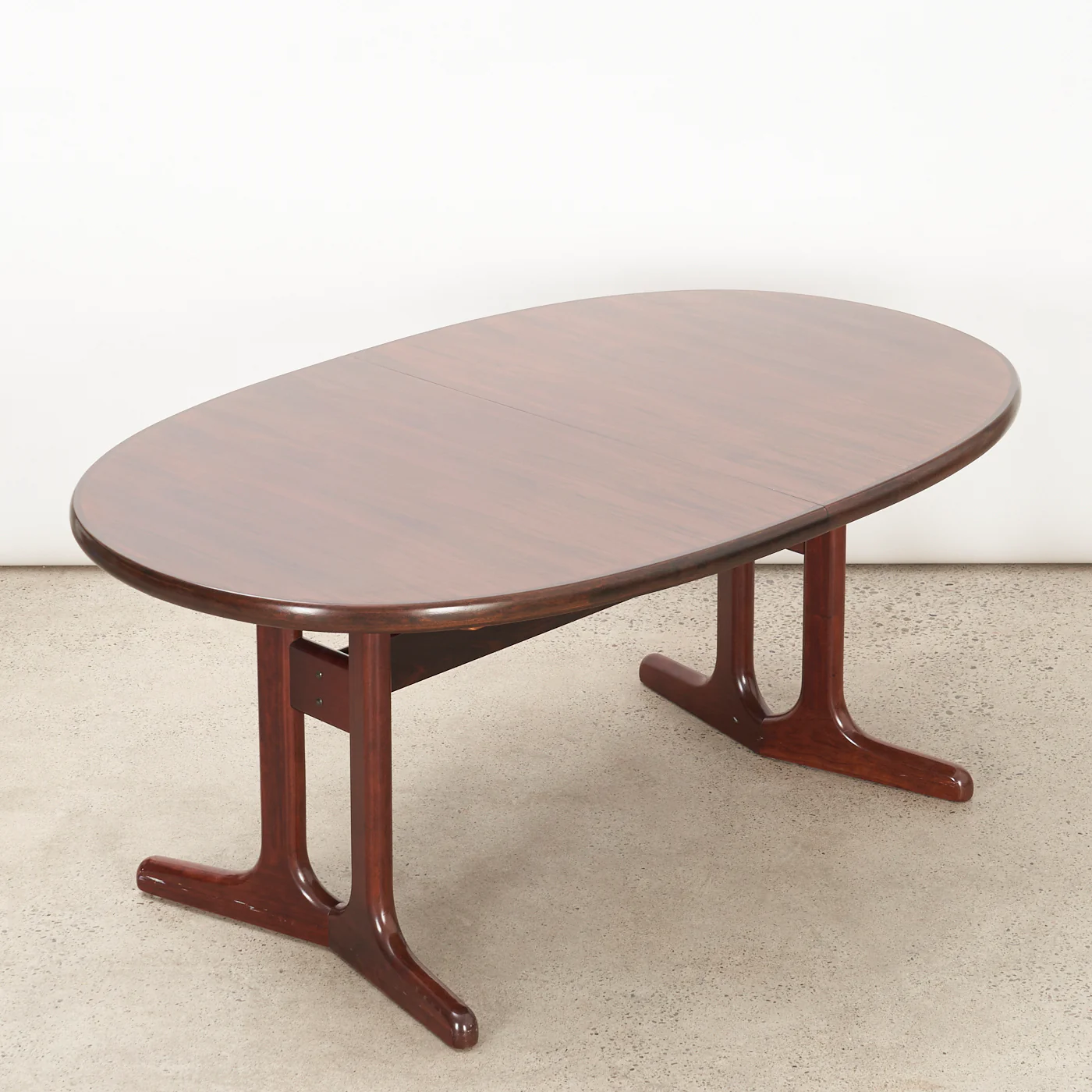 Rosewood Pedestal Jack-Knife Dining Table - Image 10