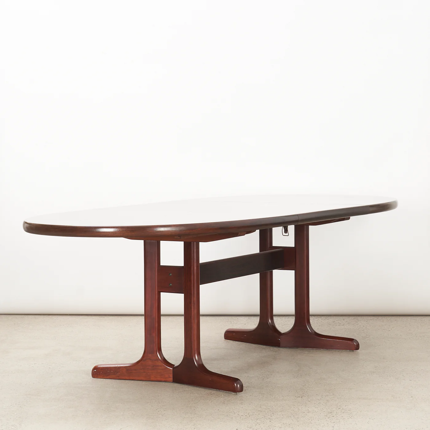 Rosewood Pedestal Jack-Knife Dining Table - Image 3