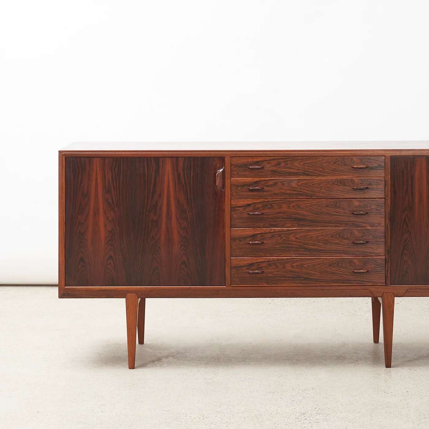 Rosewood Sideboard by Henry Rosengren Hansen, Denmark - Image 10