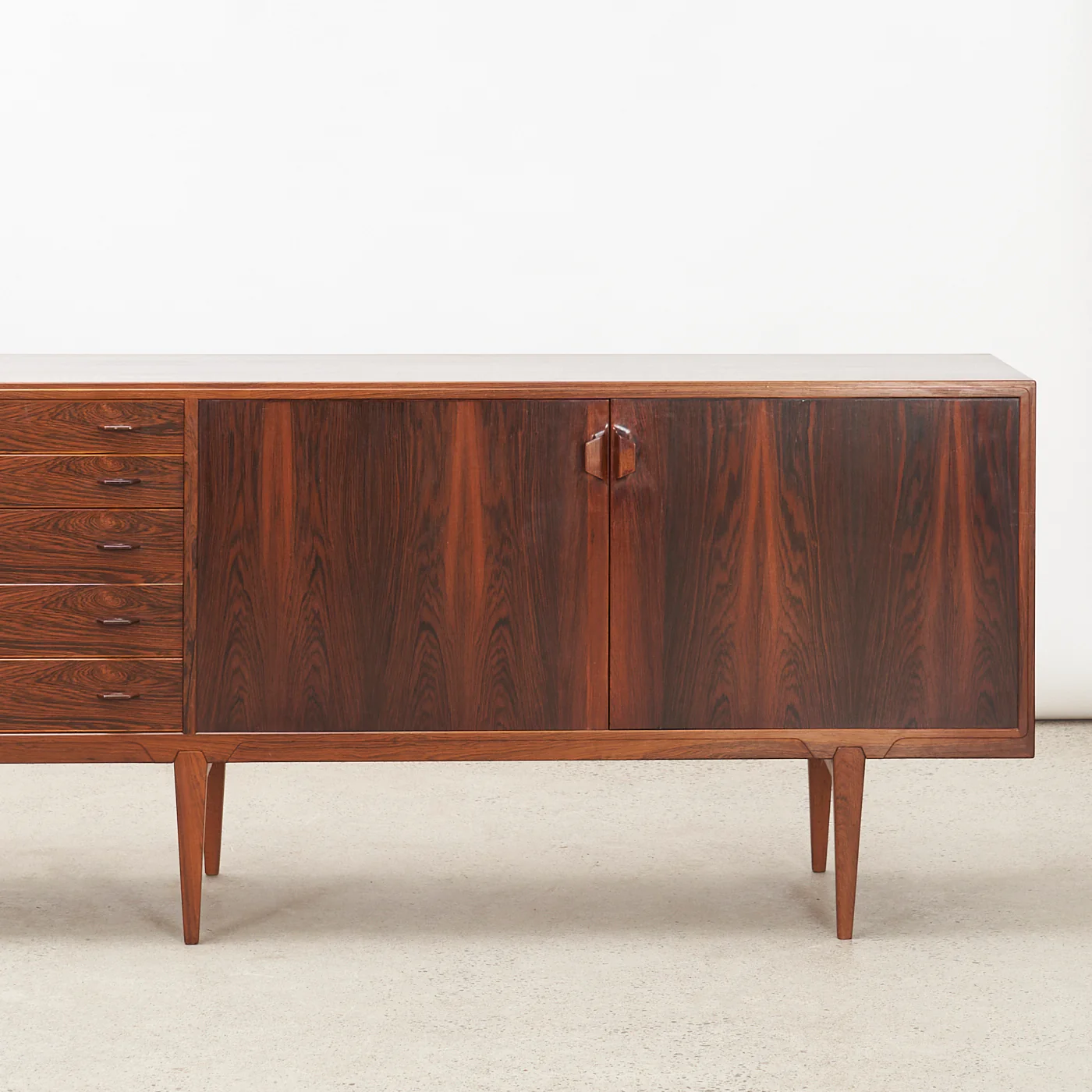 Rosewood Sideboard by Henry Rosengren Hansen, Denmark - Image 11