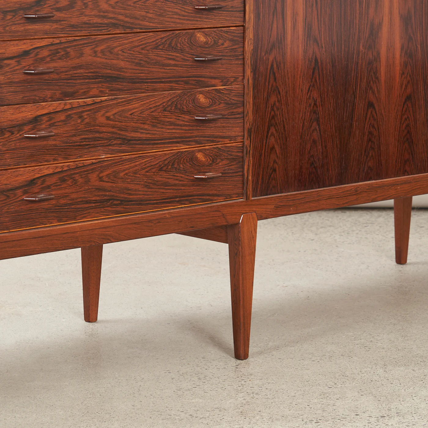 Rosewood Sideboard by Henry Rosengren Hansen, Denmark - Image 14