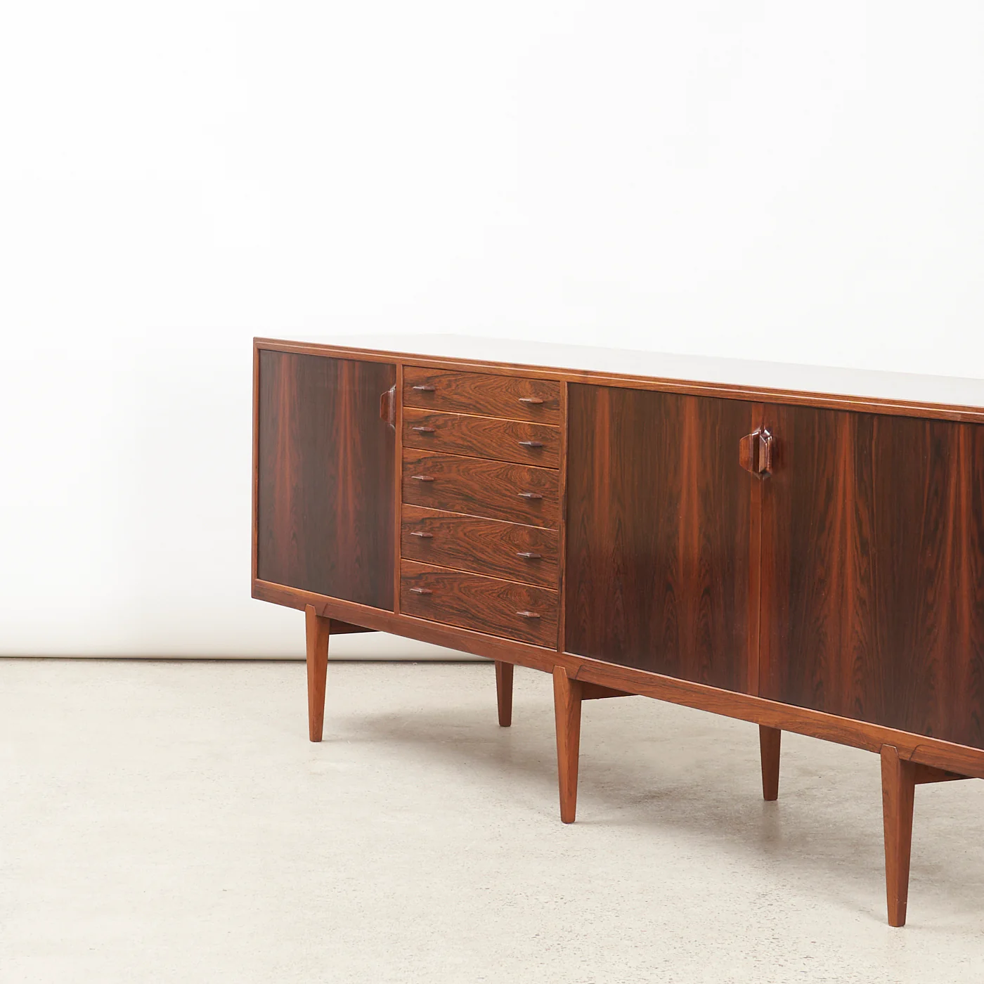 Rosewood Sideboard by Henry Rosengren Hansen, Denmark - Image 16