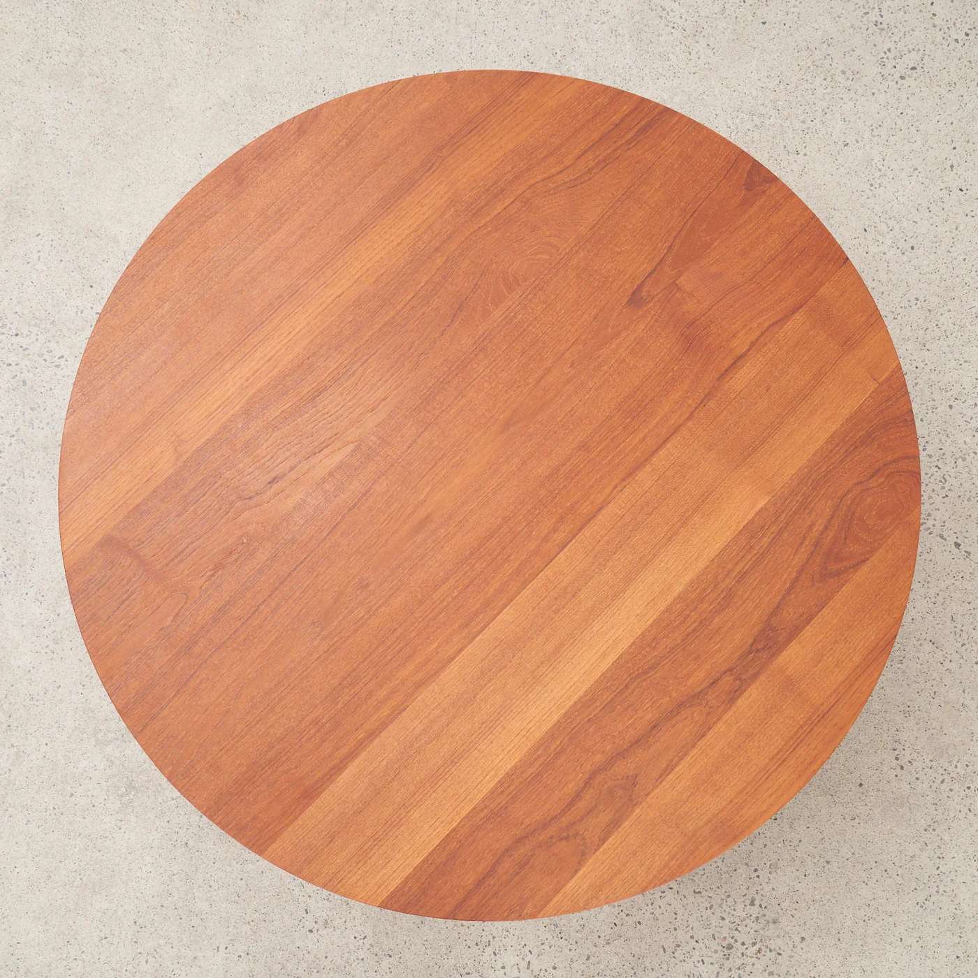 Round Solid Teak Coffee Table - Image 3
