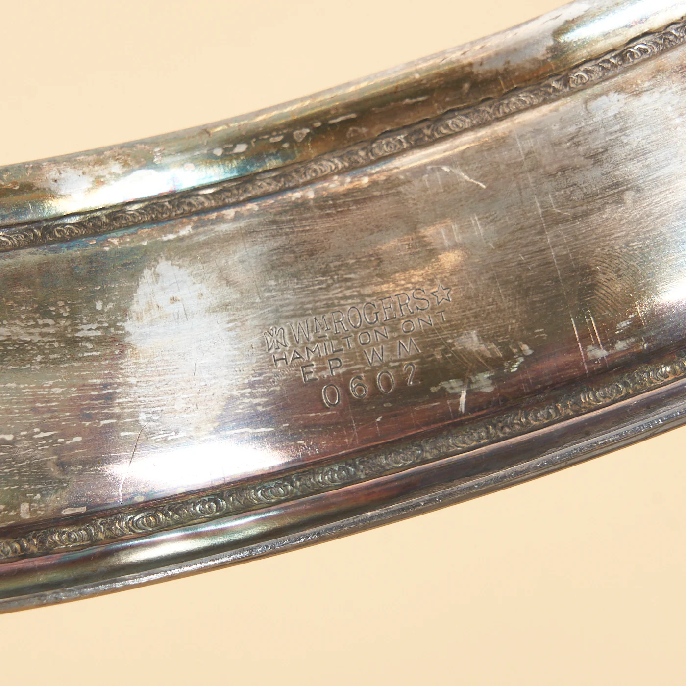 Serving Dish w/ Silver Plated Base - Image 7