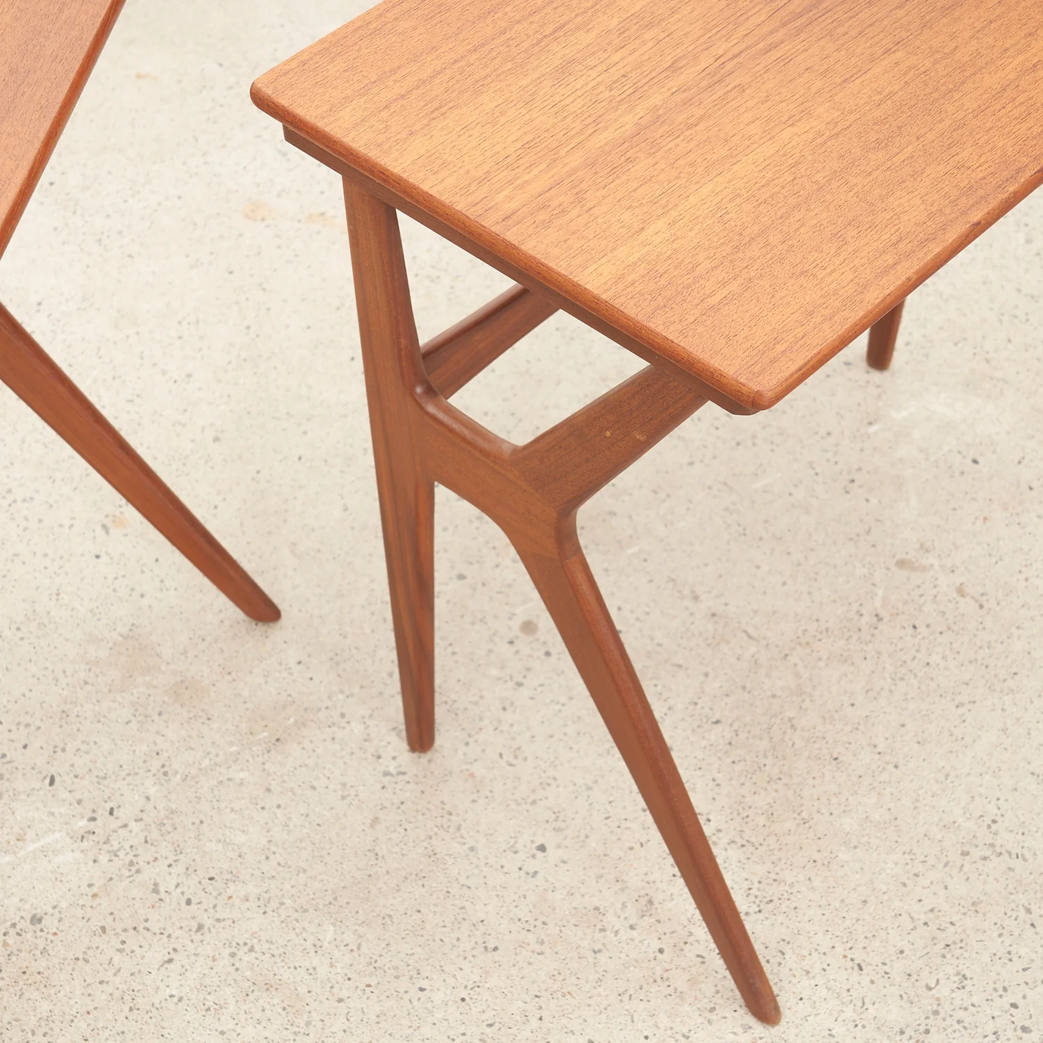 Set of 3 Teak Nesting Tables by Johannes Andersen for CFC Silkeborg, Denmark - Image 9