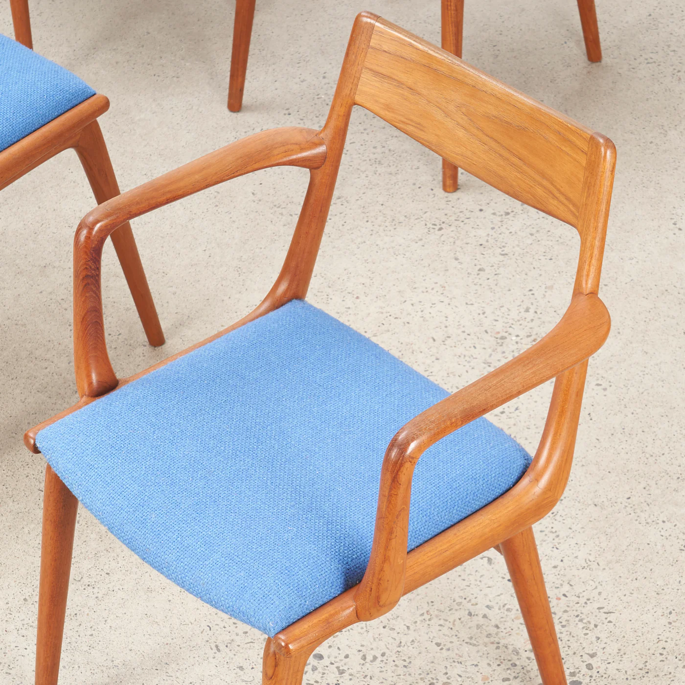 Set of 4 ‘Boomerang’ Teak Dining Chairs by Alfred Christensen for Slagelse Møbelværk - Image 11