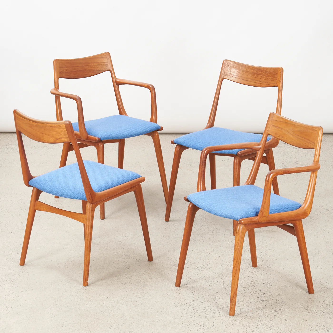 Set of 4 ‘Boomerang’ Teak Dining Chairs by Alfred Christensen for Slagelse Møbelværk - Image 13
