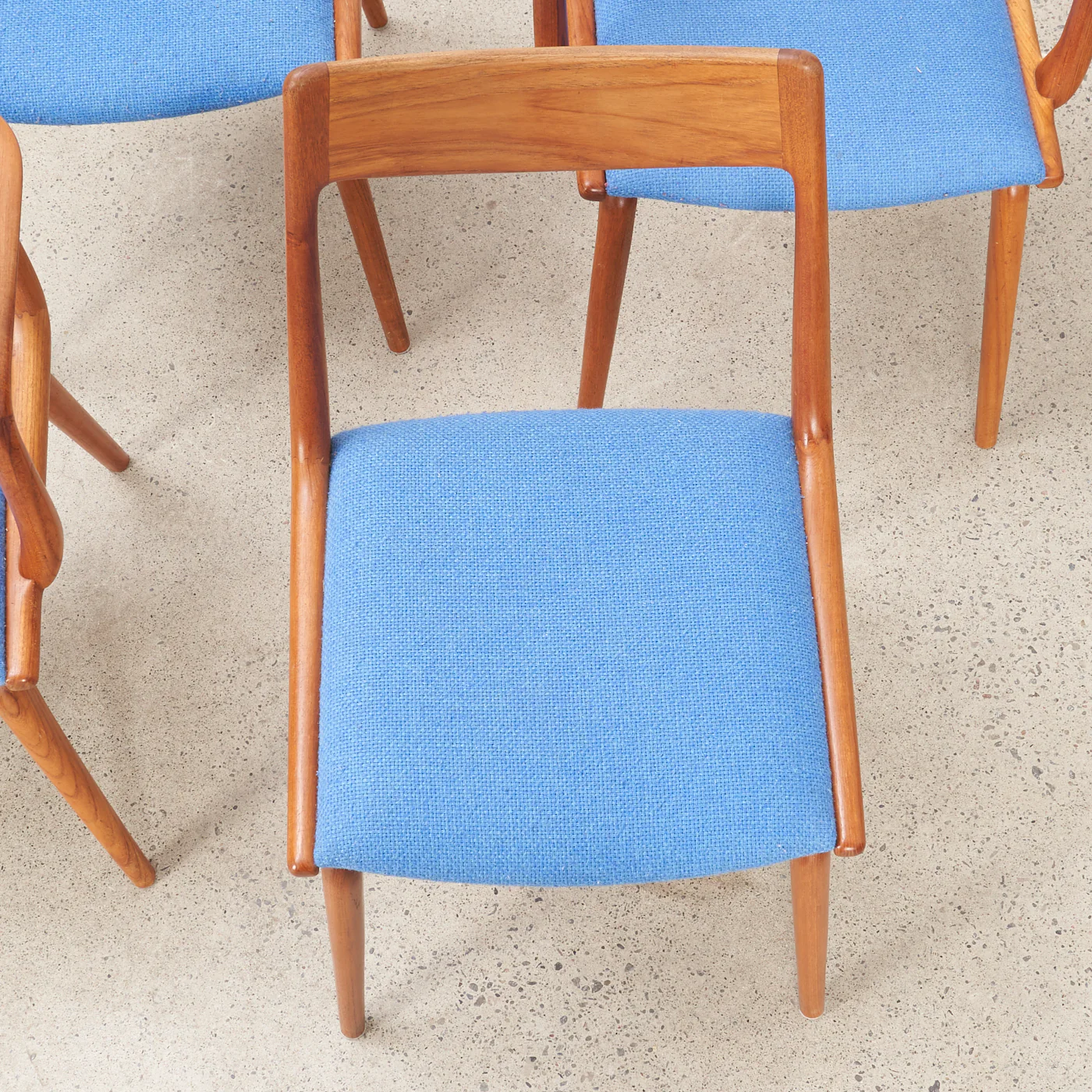 Set of 4 ‘Boomerang’ Teak Dining Chairs by Alfred Christensen for Slagelse Møbelværk - Image 7