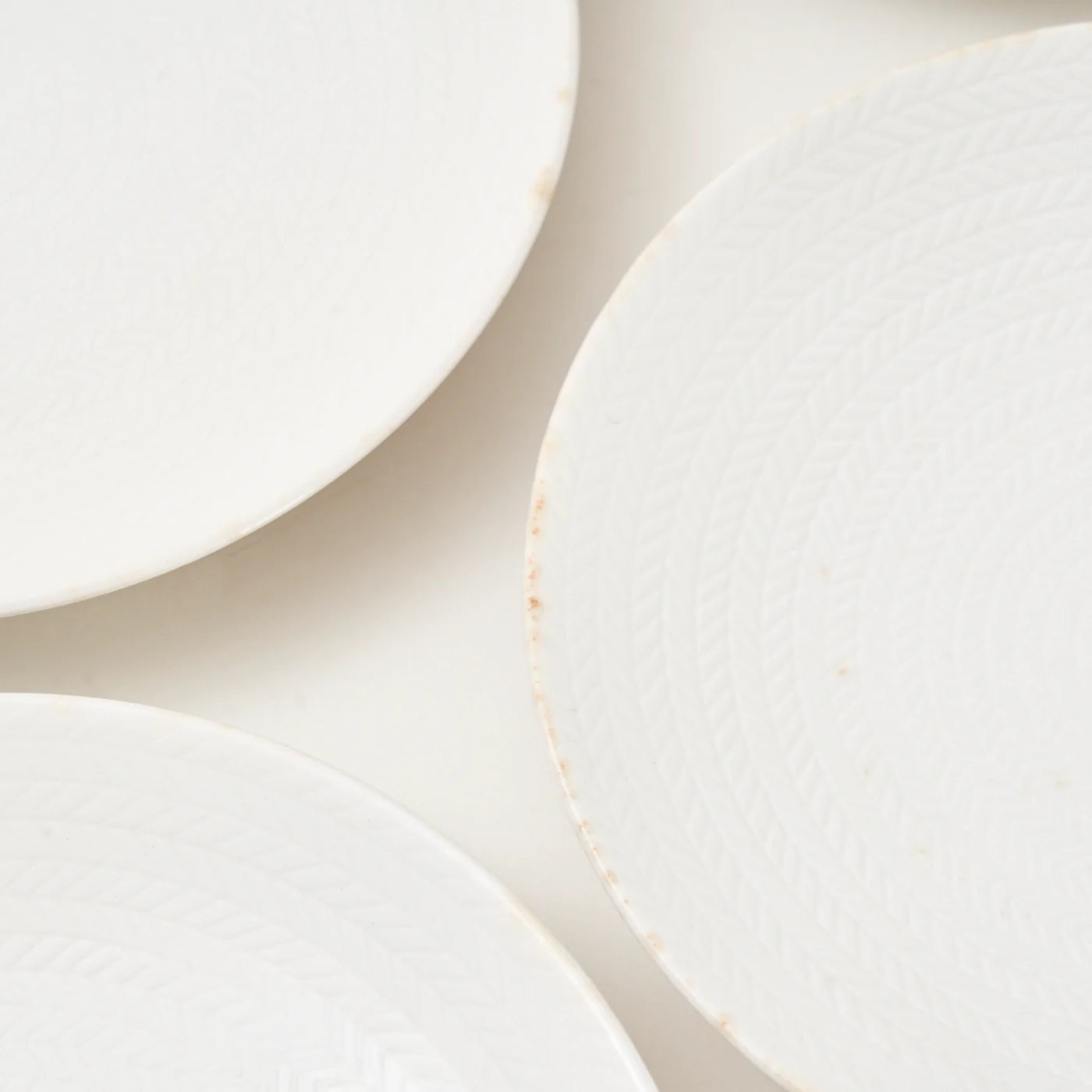 Set of 4 Ceramic 'Blue Fire' Dessert Plates by Hertha Bengtson for Rörstrand, Sweden - Image 3