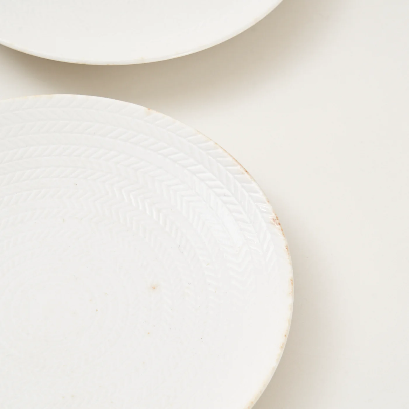 Set of 4 Ceramic 'Blue Fire' Dessert Plates by Hertha Bengtson for Rörstrand, Sweden - Image 4