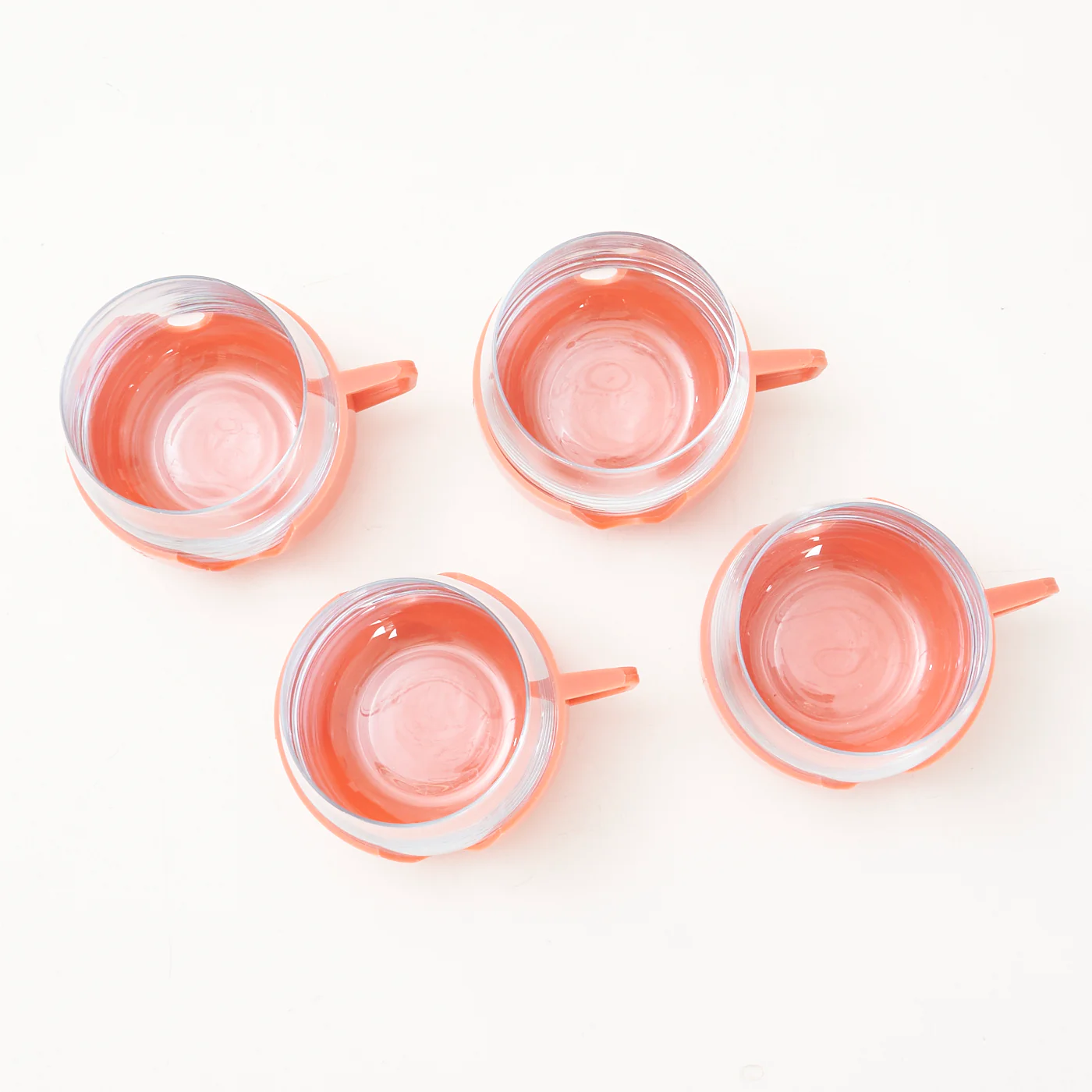 Set of 4 Drinking Glasses w/ Plastic Handles - Image 3
