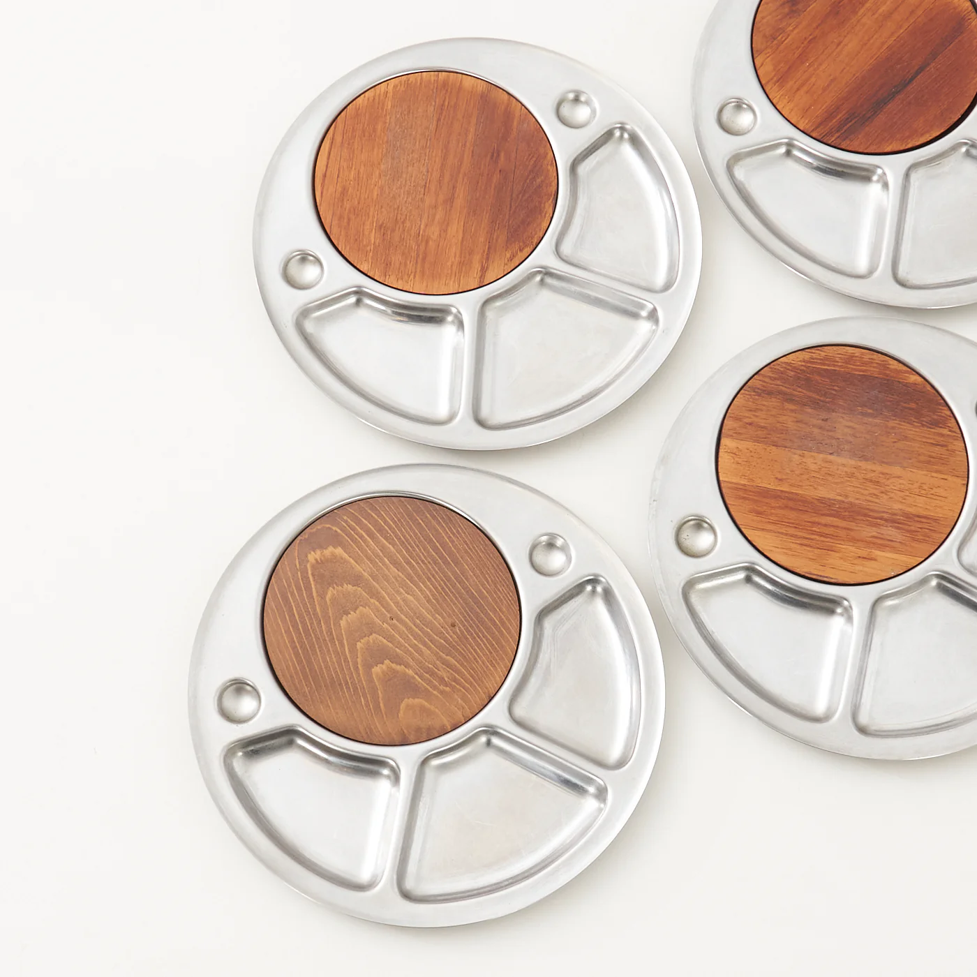 Set of 4 Fondue Plates by Stelton, Denmark - Image 3