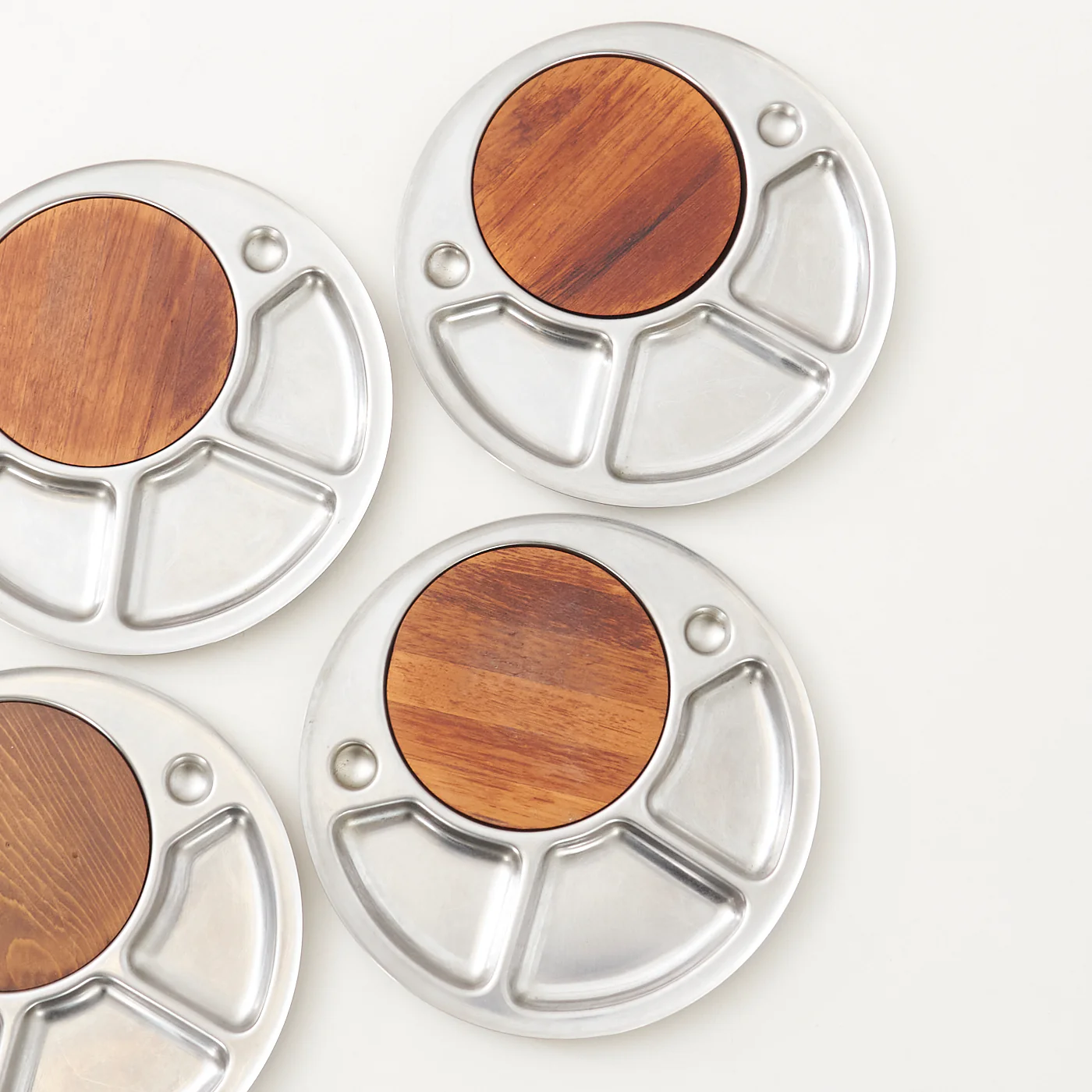 Set of 4 Fondue Plates by Stelton, Denmark - Image 4