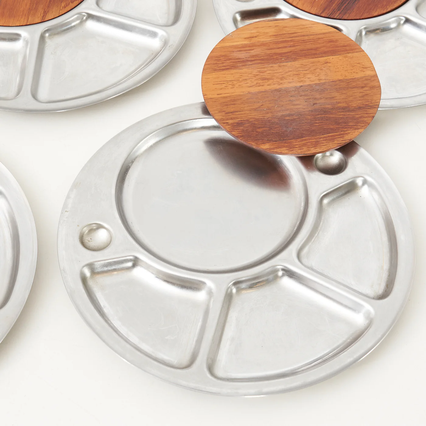 Set of 4 Fondue Plates by Stelton, Denmark - Image 5