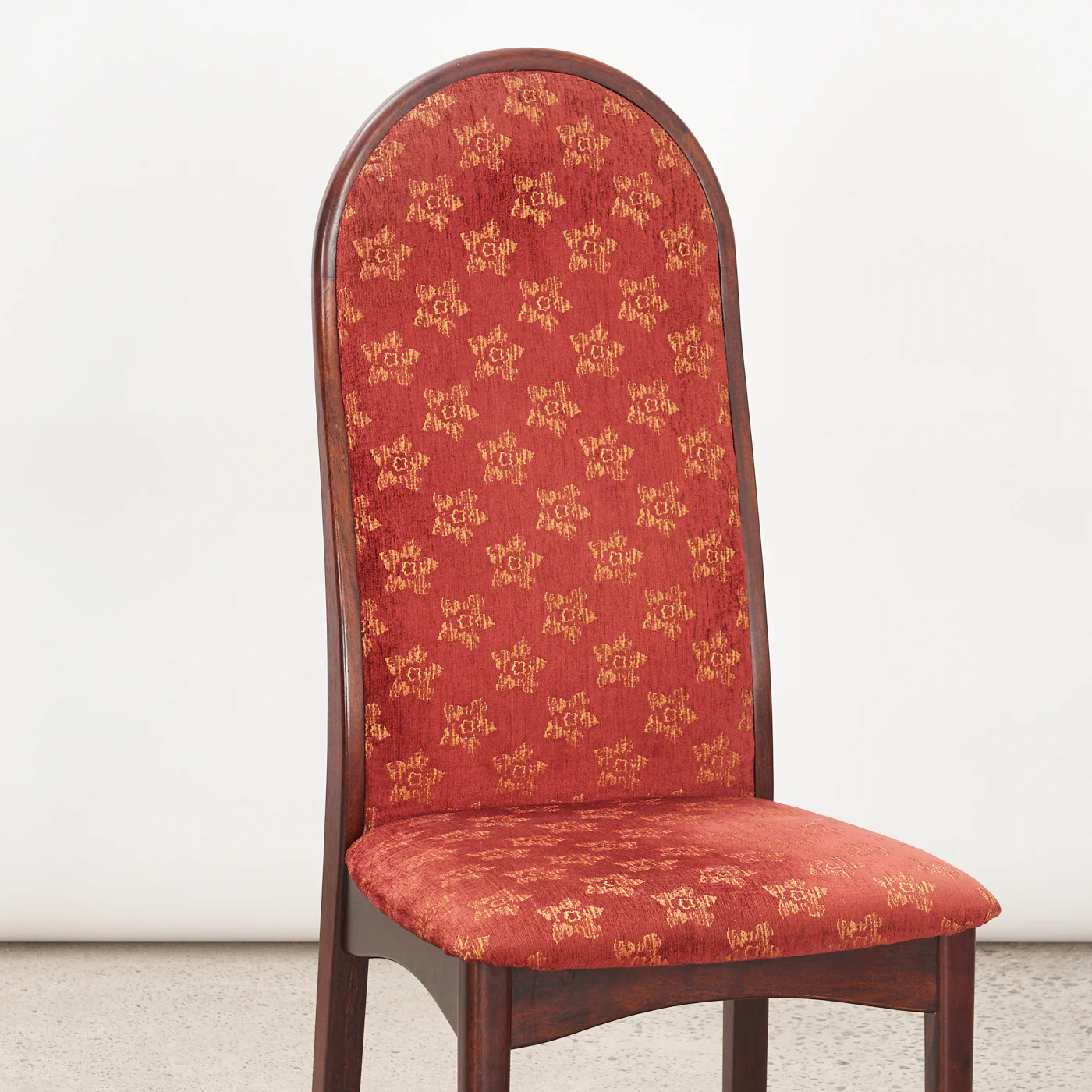 Set of 4 High Back Rosewood Dining Chairs by Svegards, Sweden - Image 5