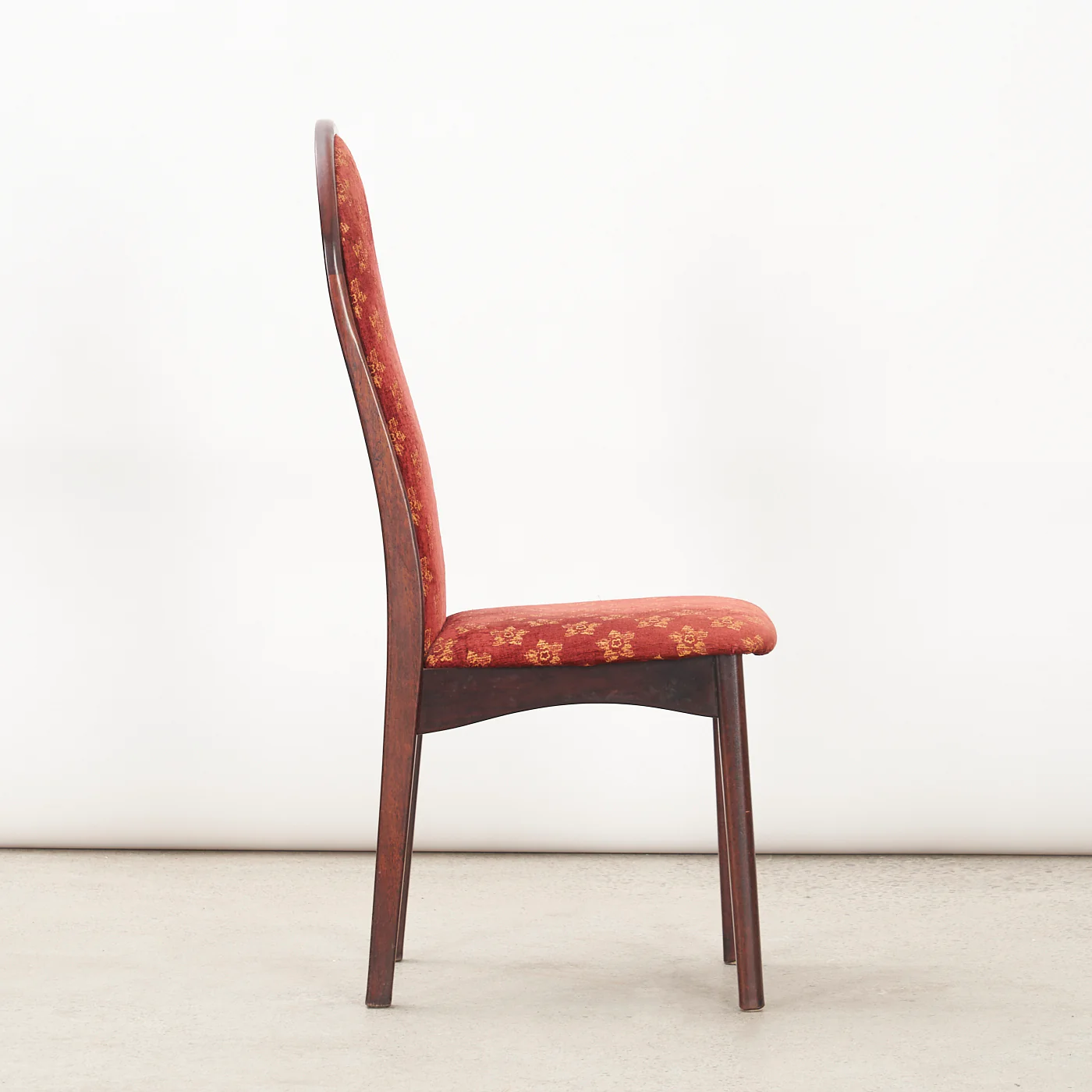 Set of 4 High Back Rosewood Dining Chairs by Svegards, Sweden - Image 6