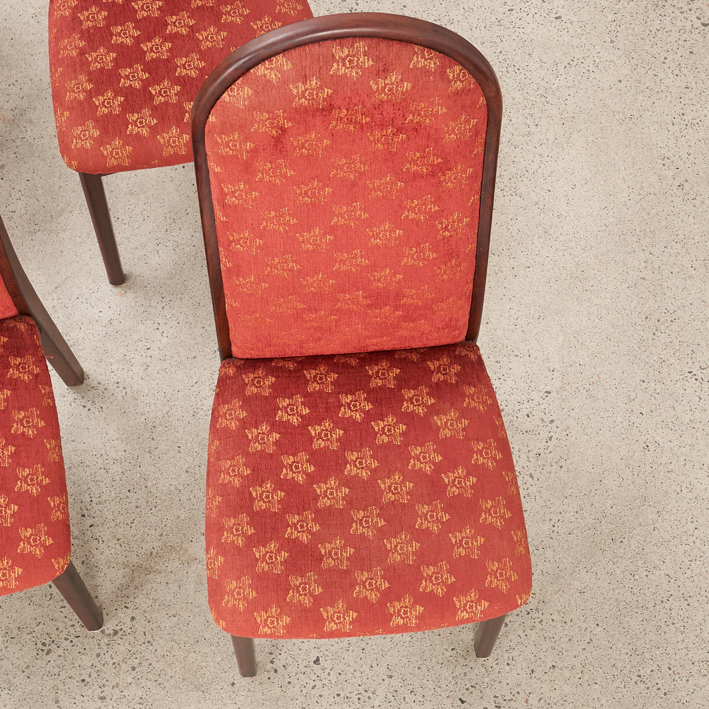 Set of 4 High Back Rosewood Dining Chairs by Svegards, Sweden - Image 9