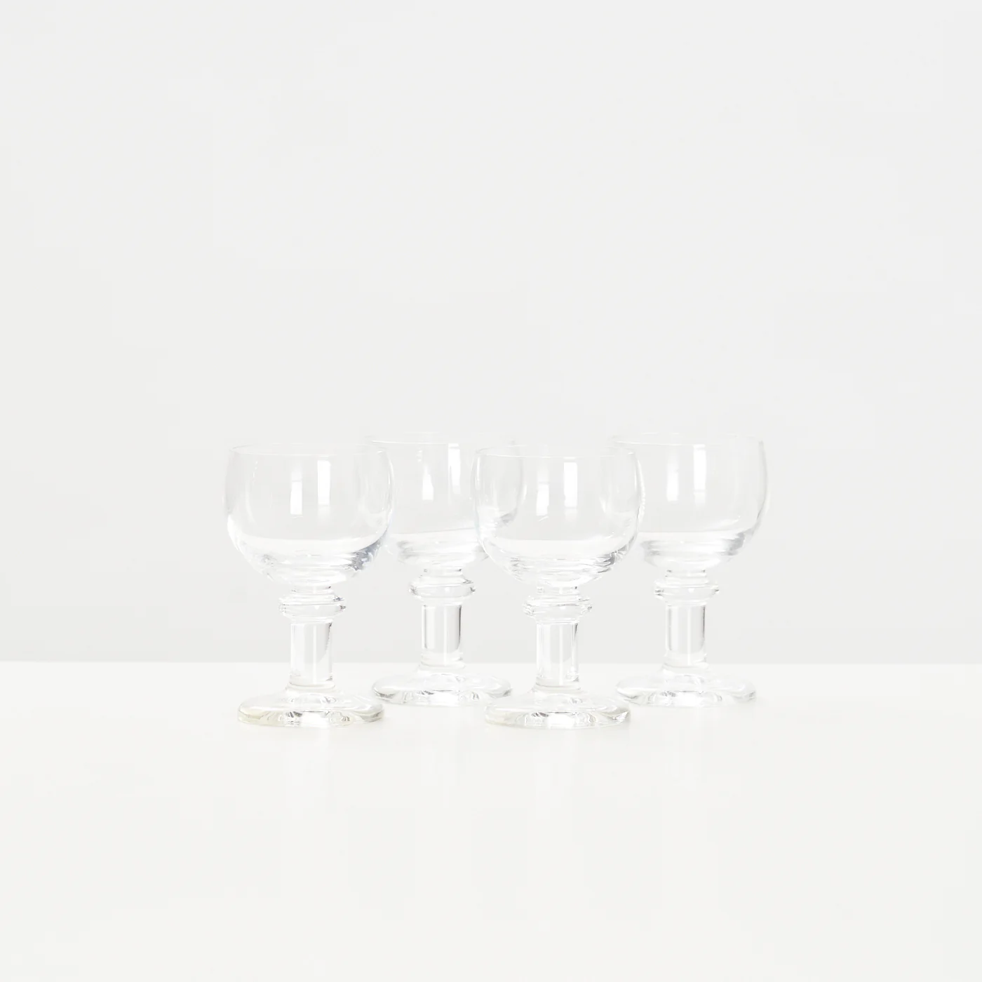 Set of 4 'Jæger' Port Glasses by Per Lütken for Holmegaard, Denmark