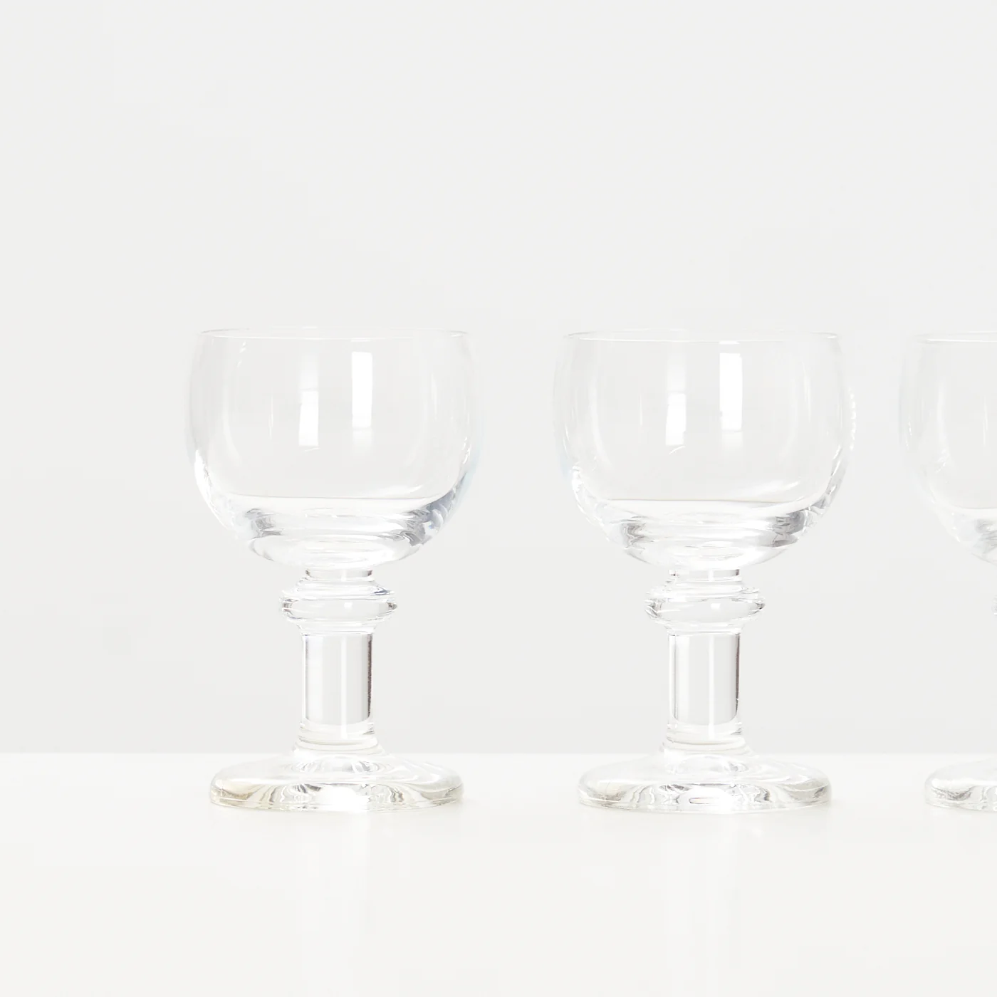 Set of 4 'Jæger' Port Glasses by Per Lütken for Holmegaard, Denmark - Image 3