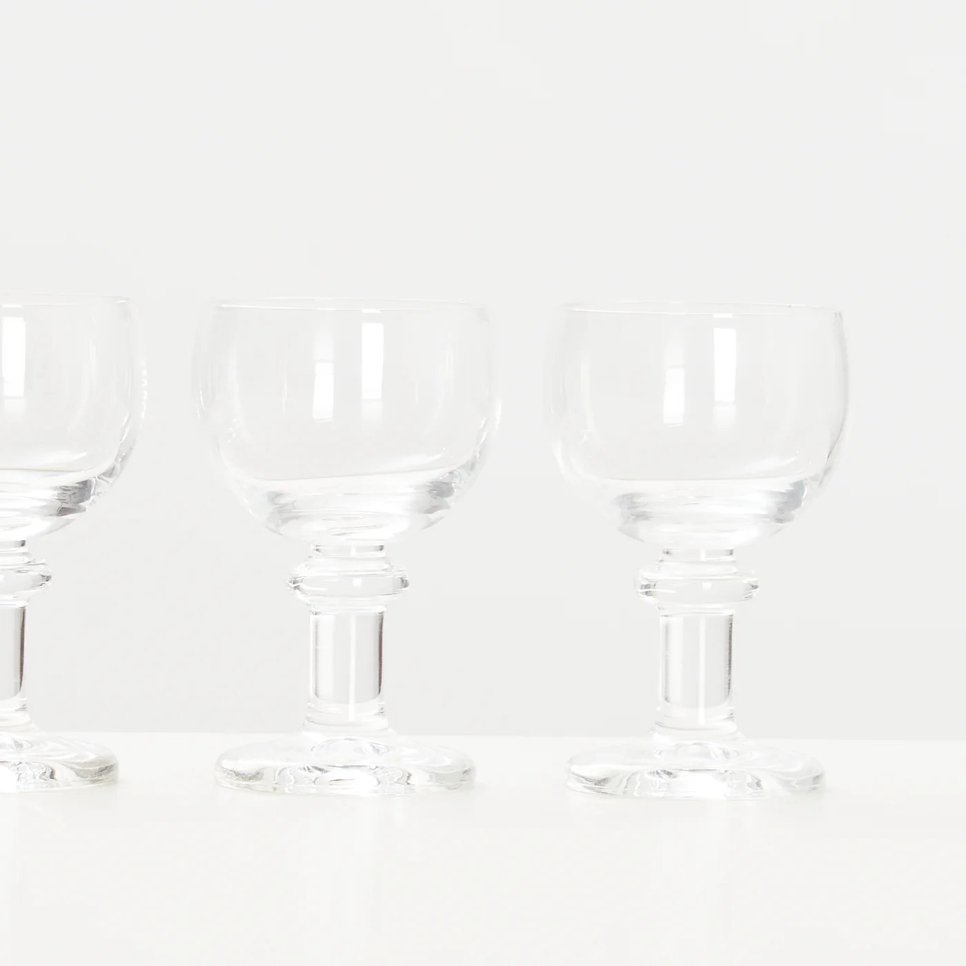 Set of 4 'Jæger' Port Glasses by Per Lütken for Holmegaard, Denmark - Image 4